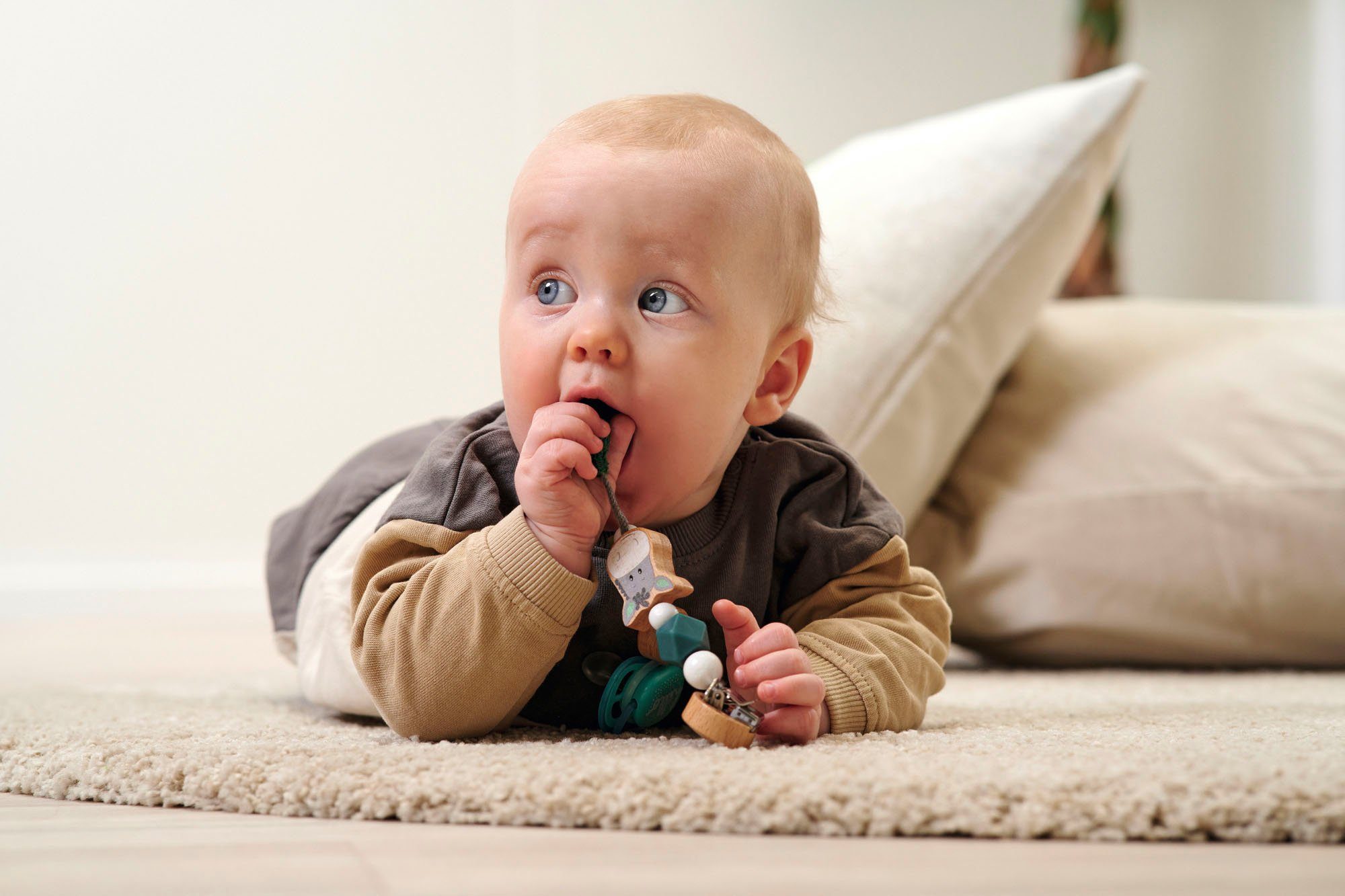 Eichhorn Schnullerbefestigung Baby HiPP Schnullerkette, FSC®- schützt Wald - weltweit