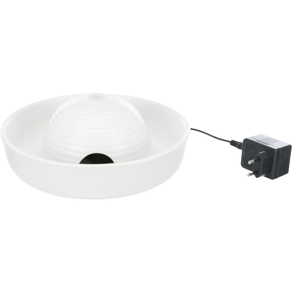 TRIXIE Trinkbrunnen Trinkbrunnen Vital Flow - weiß - 0,8 l/ø 24 × 10 cm