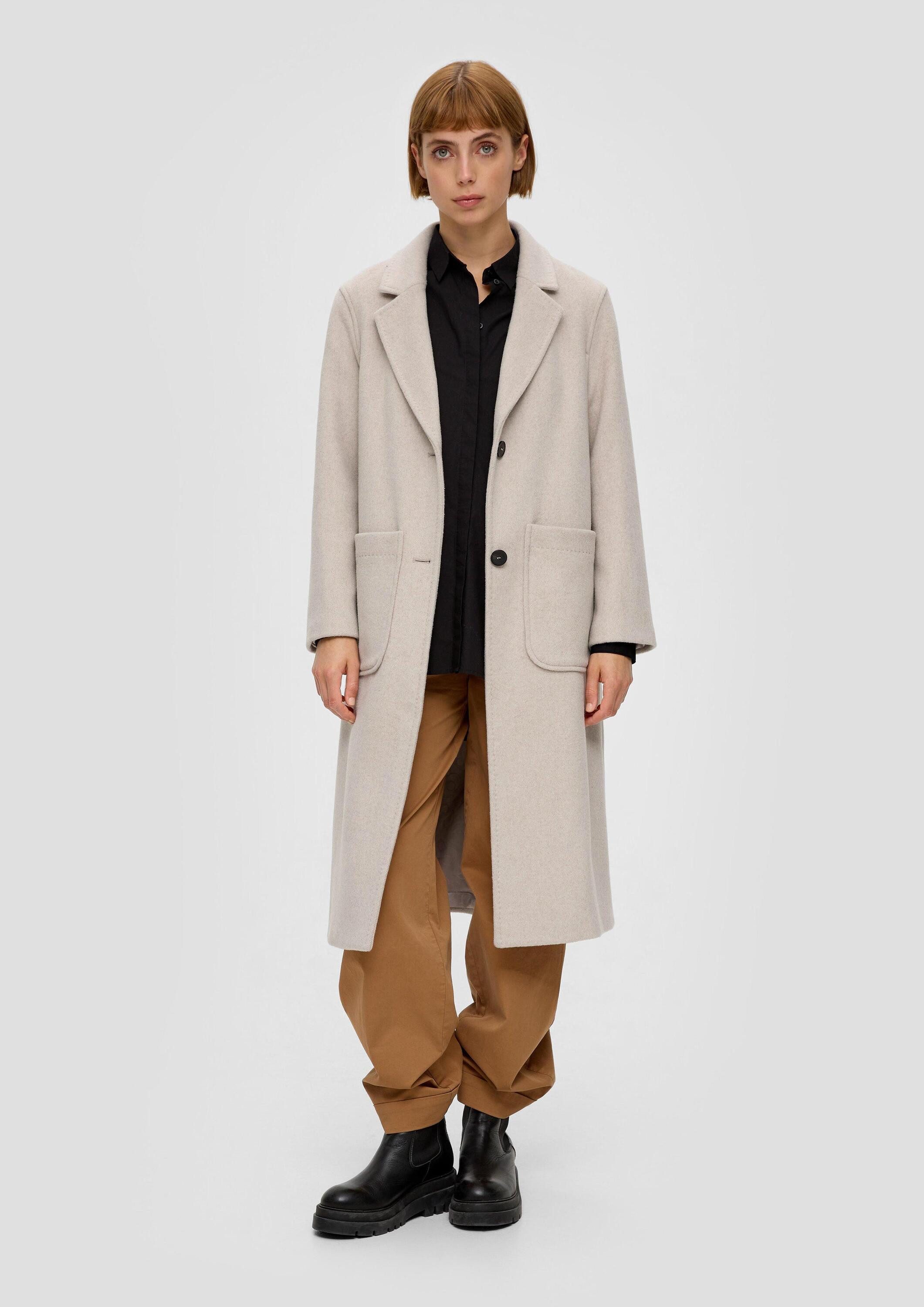 s.Oliver Funktionsmantel Outdoor-Mantel Mantel mit Wollanteil günstig online kaufen