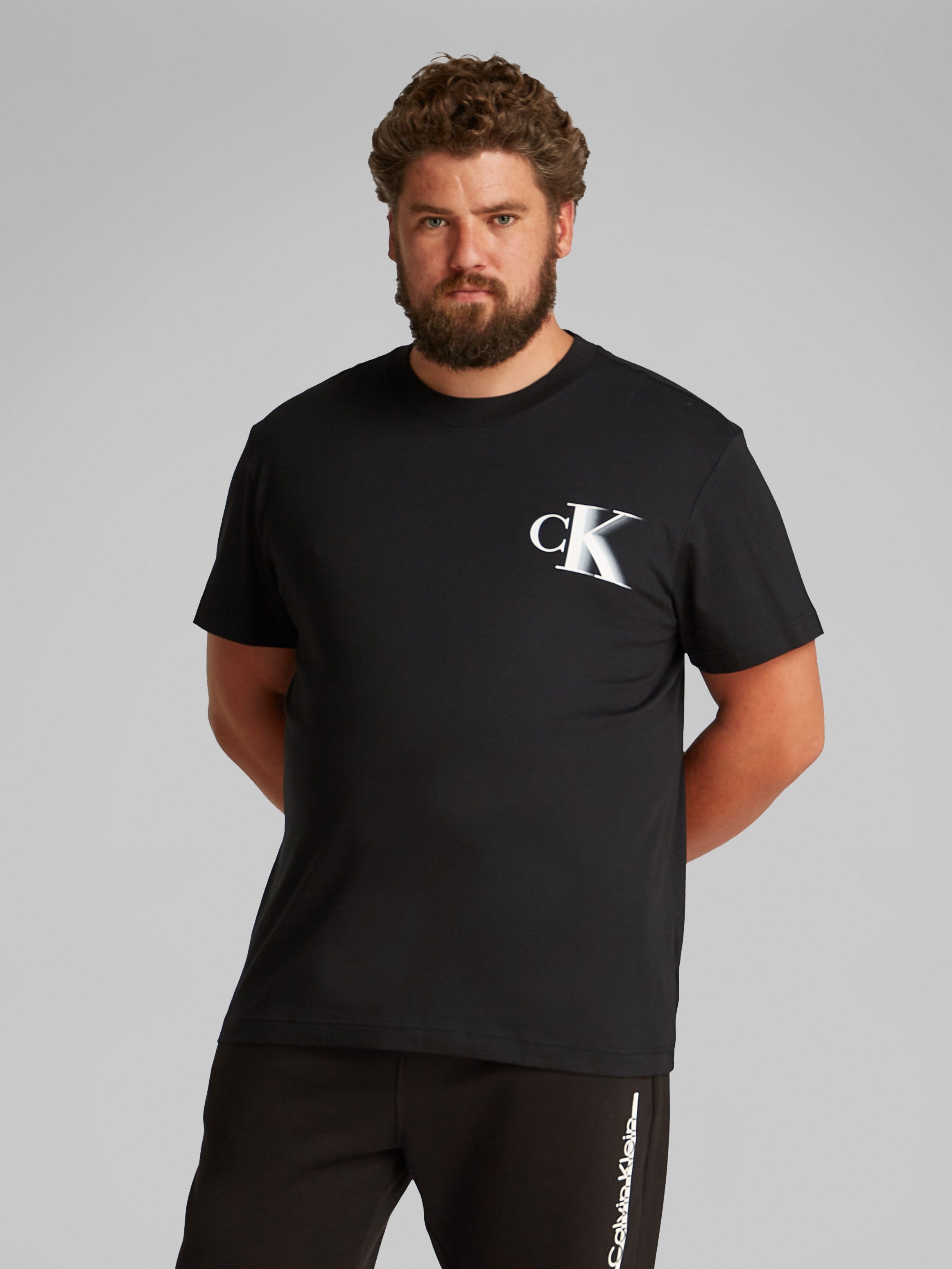 Calvin Klein Jeans Plus T-Shirt PLUS BOLD CK TEE in großen Größen günstig online kaufen