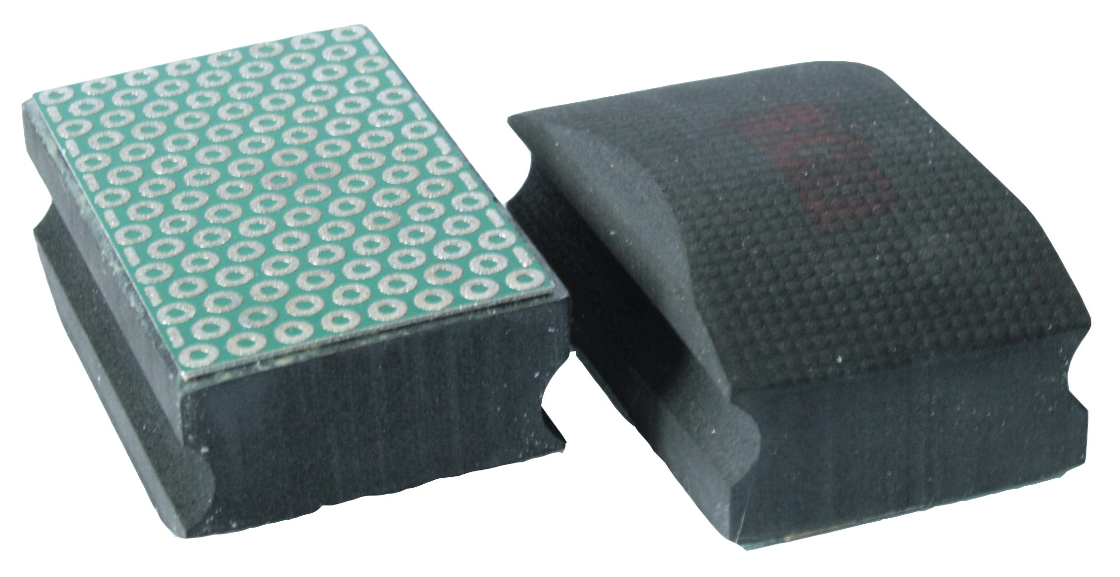 TECMIX Schleifpapier DIAMANT-HANDSCHLEIFPAD K100 - 55X90MM SCHWARZ, (Packung, 1 St., 1 Handschleifpad), Körnung K100