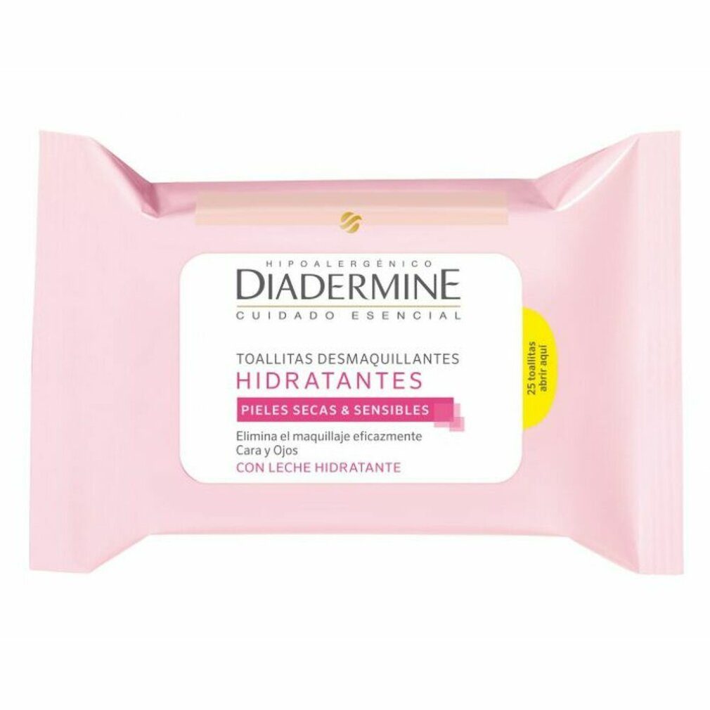 Diadermine Gesichtsreinigungstuch Moisturizing Makeup Remover Wipes 25 Einheiten