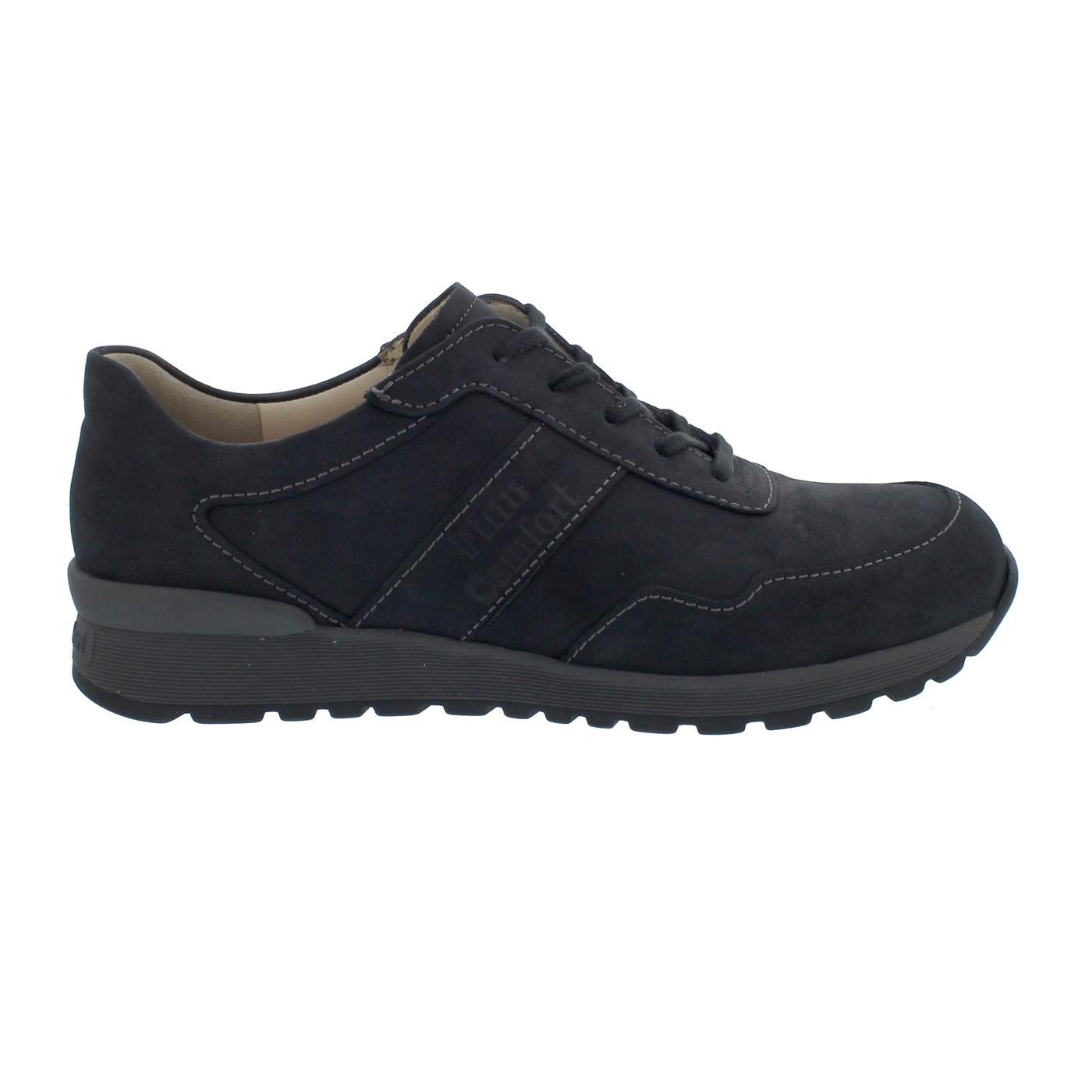 Finn Comfort Prezzo Halbschuh, Alpin (Nubukleder), Black, CitySport - Schnürschuh
