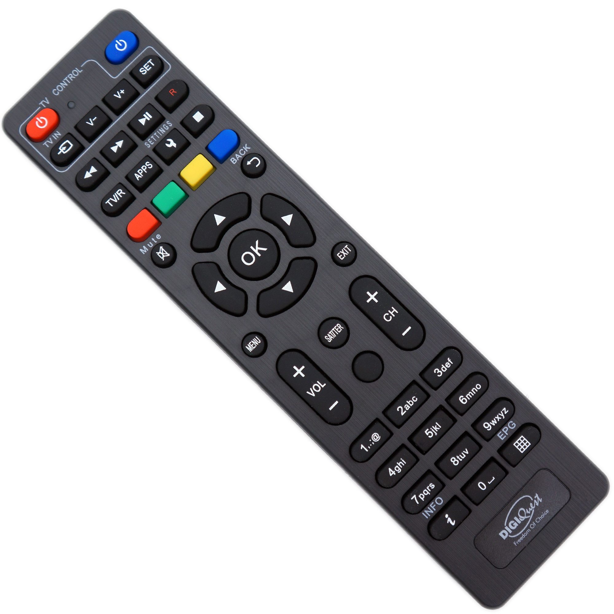 DIGIQuest DigiQuest Original Fernbedienung passend für Q60 - Q80 - Q90 / TLC136 SAT-Receiver
