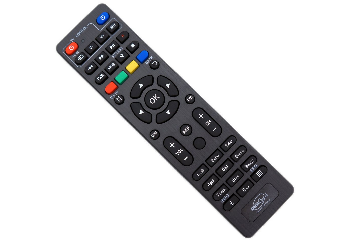 DIGIQuest DigiQuest Original Fernbedienung passend für Q60 - Q80 - Q90 / TLC136 SAT-Receiver
