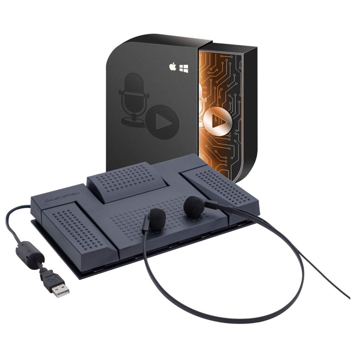 Olympus TA-AS2700 Transcription Kit Digitales Diktiergerät