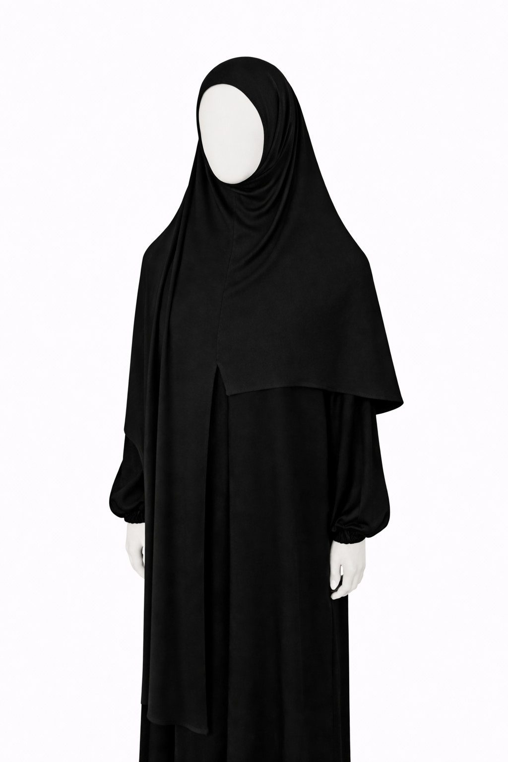 Aymasal Kopftuch Easy Jersey Hijab to-go Kopftuch Schal Tuch Islam Extra lang 180x70, (Einzelstück, 1-St. Einzelartikel), Easy Hijab mit Frontnaht aus Viskose Stretch Komfort