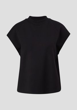 s.Oliver BLACK LABEL Kurzarmshirt T-Shirt aus Viskosestretch