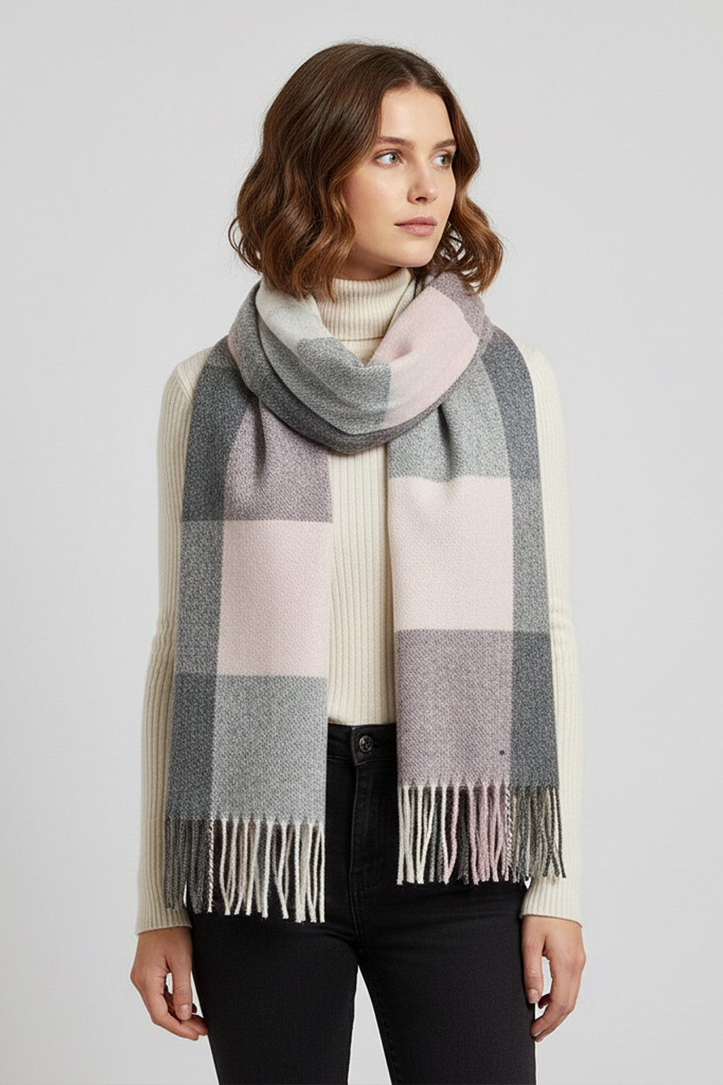 Faera Modeschal Weicher Strick Schal mit günstig online kaufen