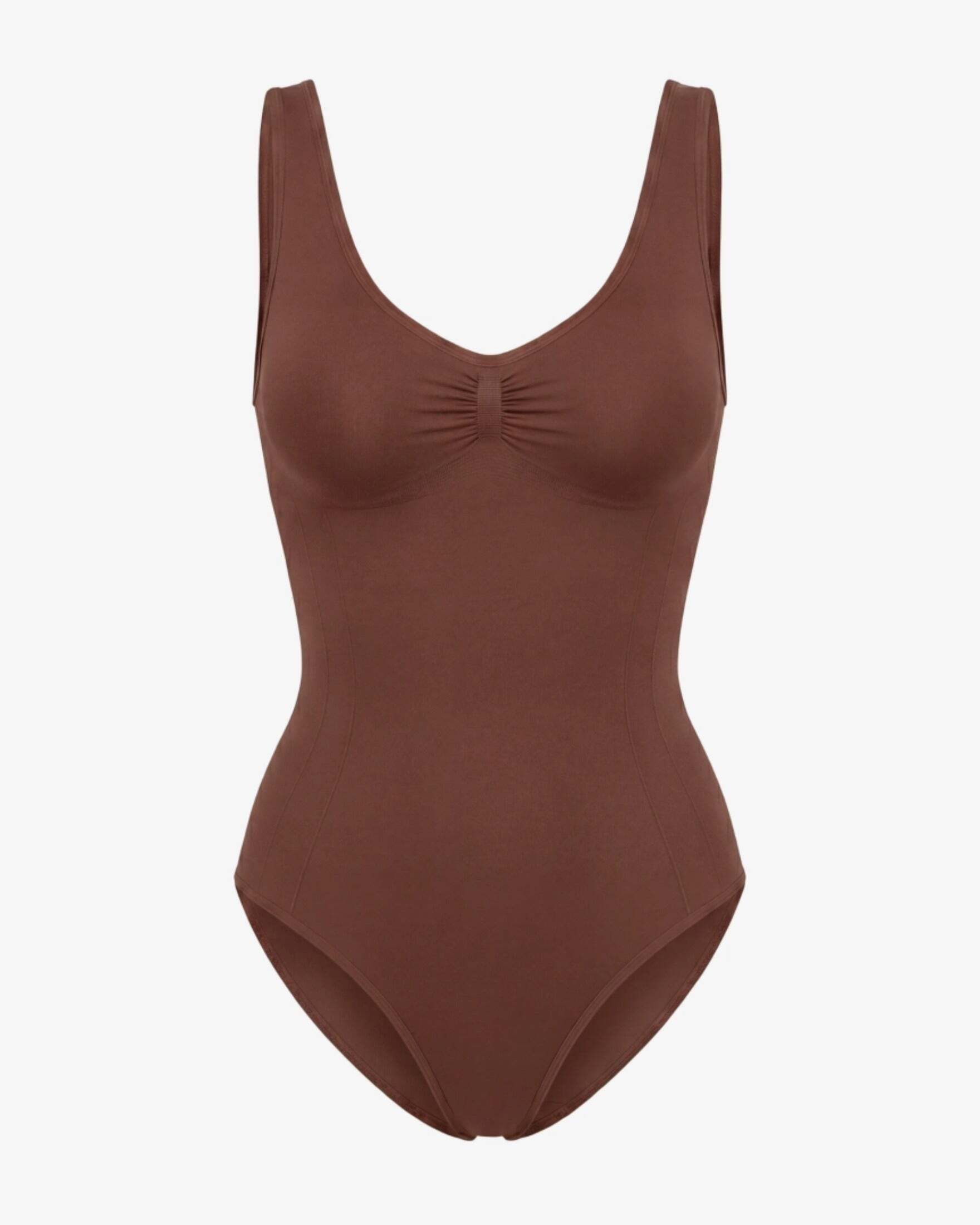 SNOCKS Shaping-Body Shaping Body Damen mit breiten Trägern (1-tlg) figurformend mit starkem Support