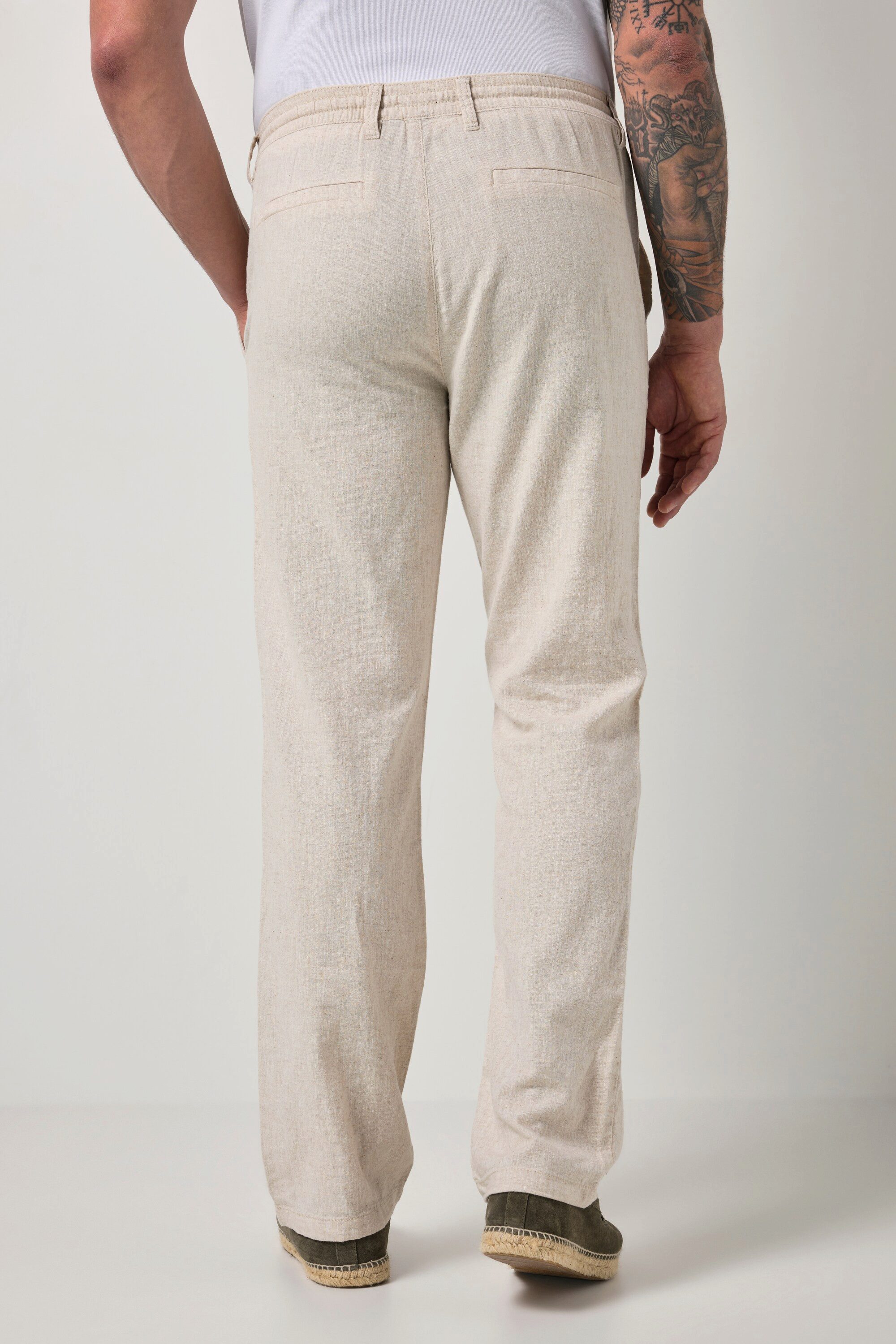 JP1880 Schlupfhose Leinenmix-Hose Schlupfbund bis 72