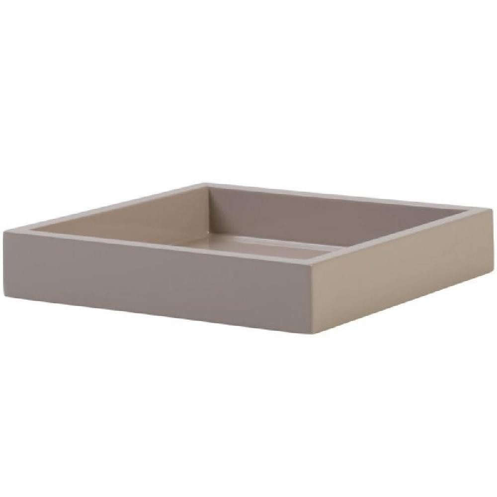 Tablett Tablett Spa Schlamm Beige (19x19cm)