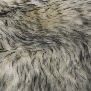 Teppich Schaffell-Teppich 60×90 cm Dunkelgrau Mélange, vidaXL, Andere