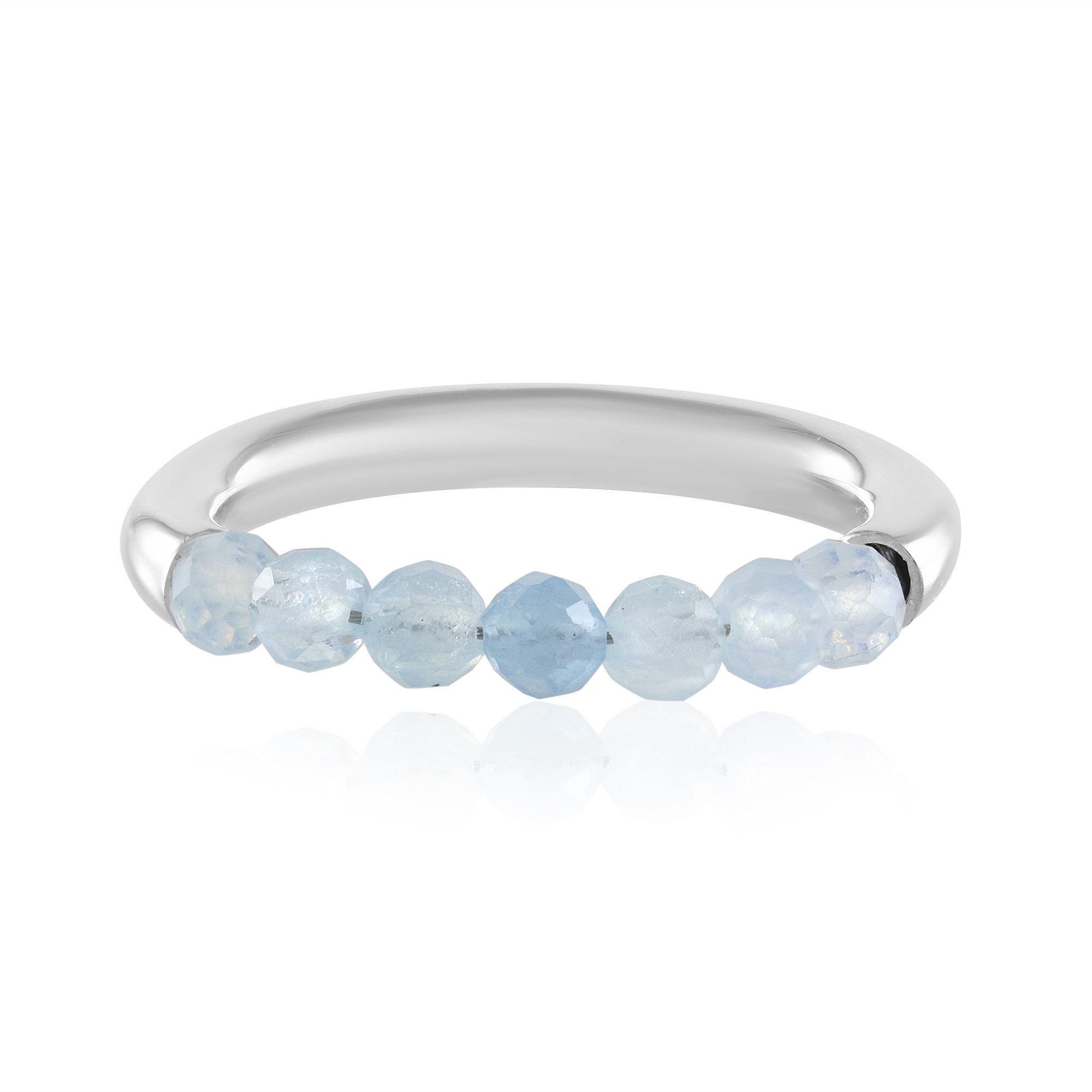 Cavill Silberring Cavill 1,43 ct Aquamarin Ring platinierter 925er Silber E günstig online kaufen