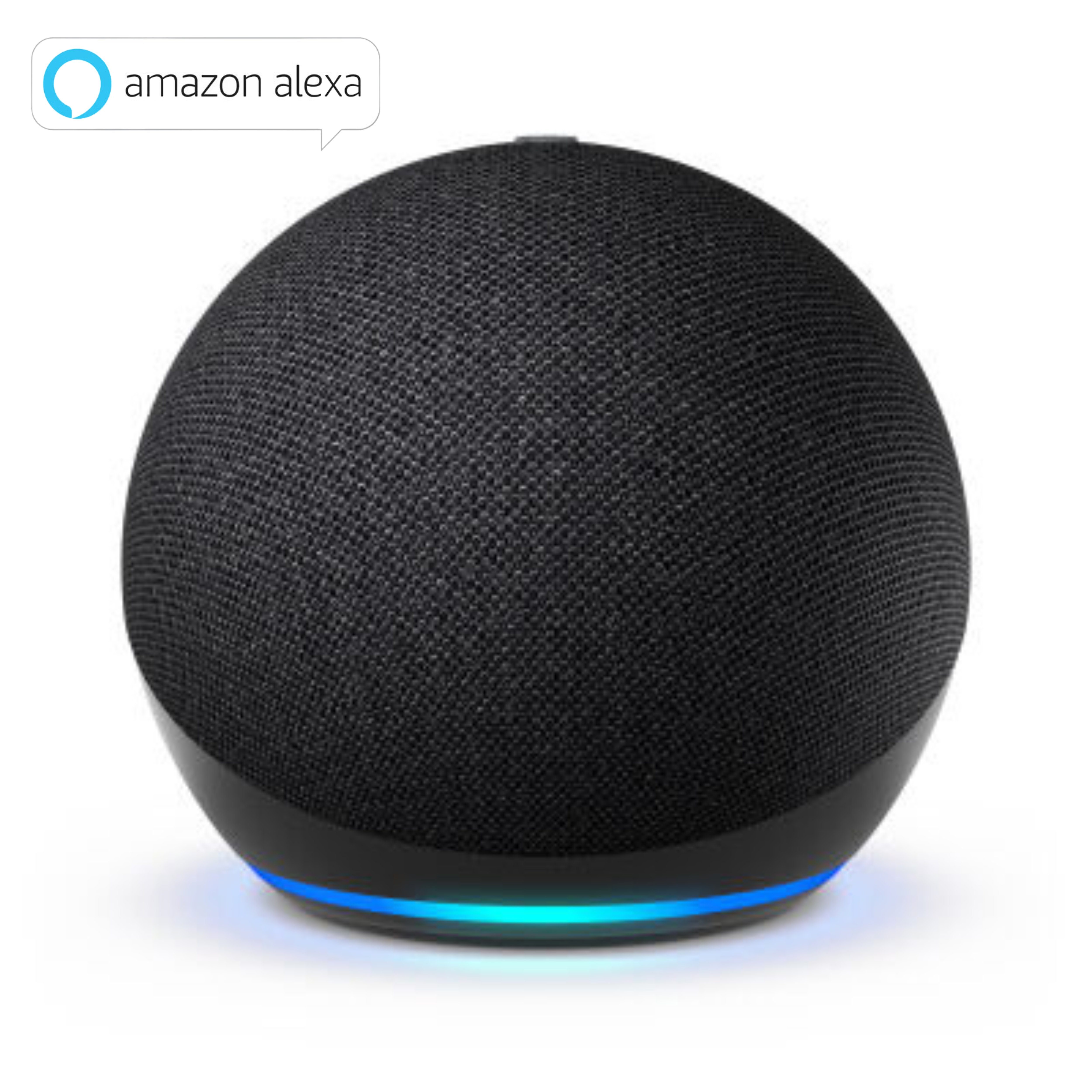 Amazon Echo Dot (5. mit Gen., Anthrazit WLAN-Bluetooth-Lautsprecher Lautsprecher Smarter 2022) Alexa