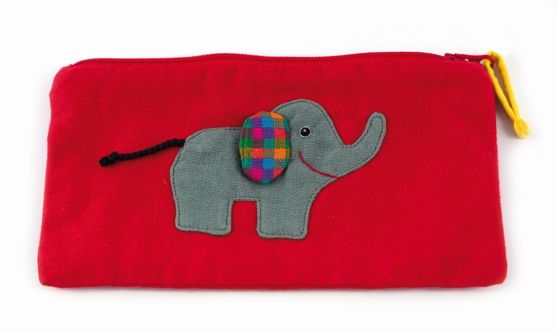 El Puente Federmäppchen Stiftemäppchen "Elefant", Handmade, Fair Trade