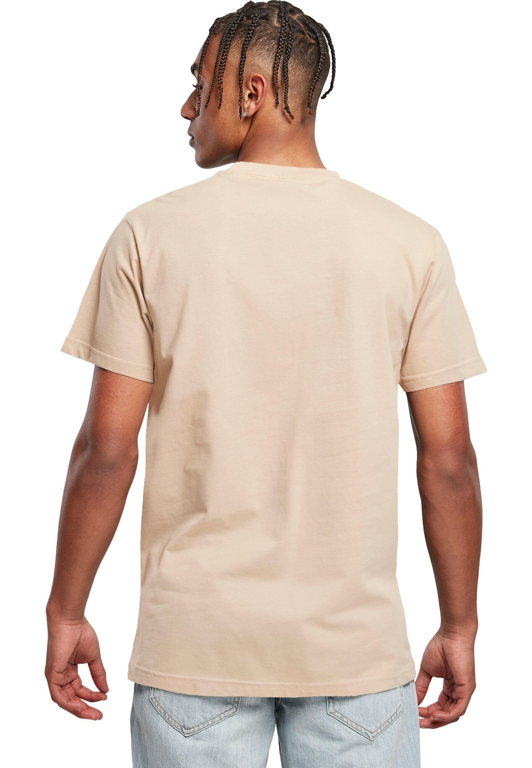 Herren Neck Woodstock T-Shirt Peanuts sand T-Shirt Merchcode - Round (1-tlg)