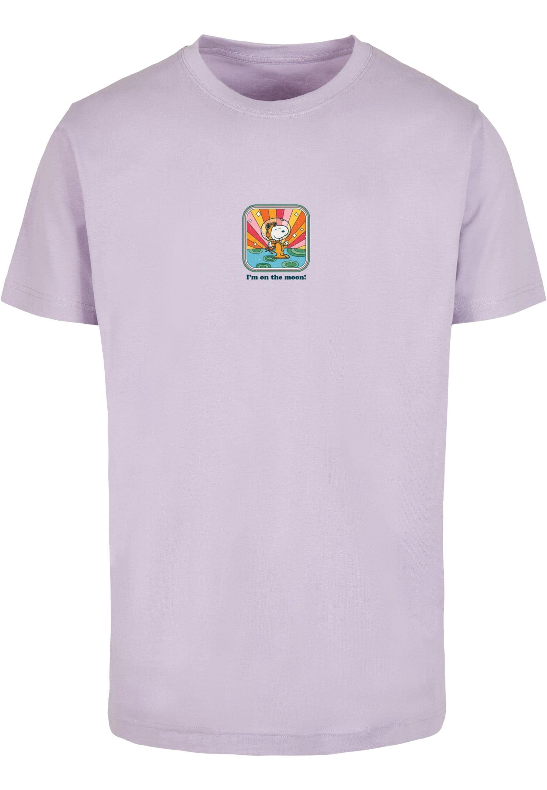 moon T-Shirt the I'm Peanuts Herren Merchcode T-Shirt Neck on Round - (1-tlg) lilac