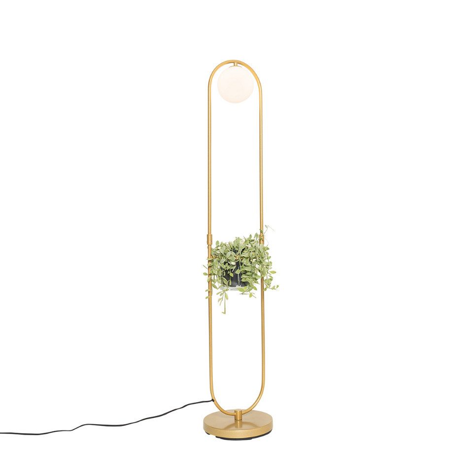 Qazqa Stehlampe Isabella, ohne Leuchtmittel, G9, günstig online kaufen