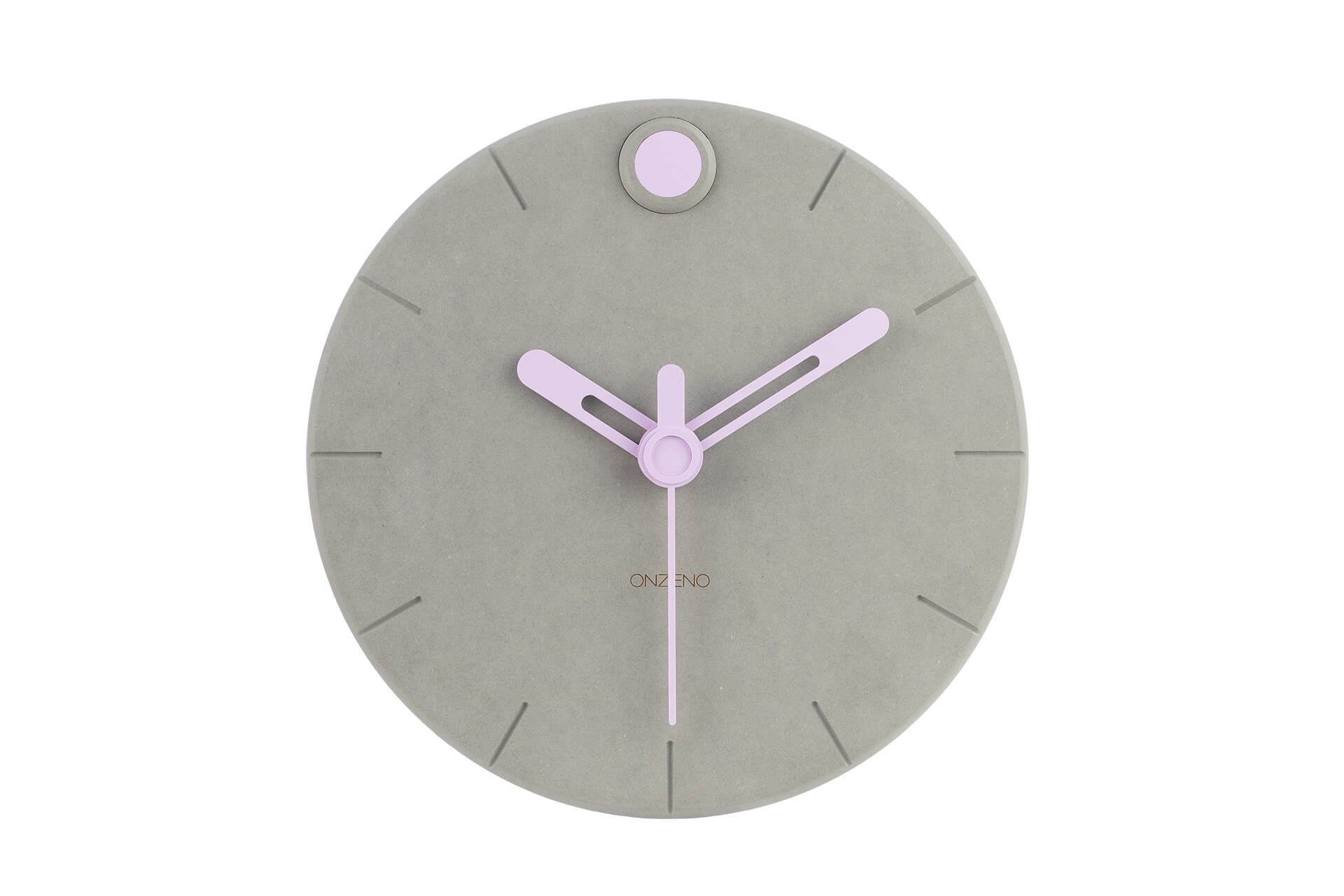 ONZENO Wanduhr THE SUBTLE. 29x29x0.9 cm (handgefertigte Design-Uhr)