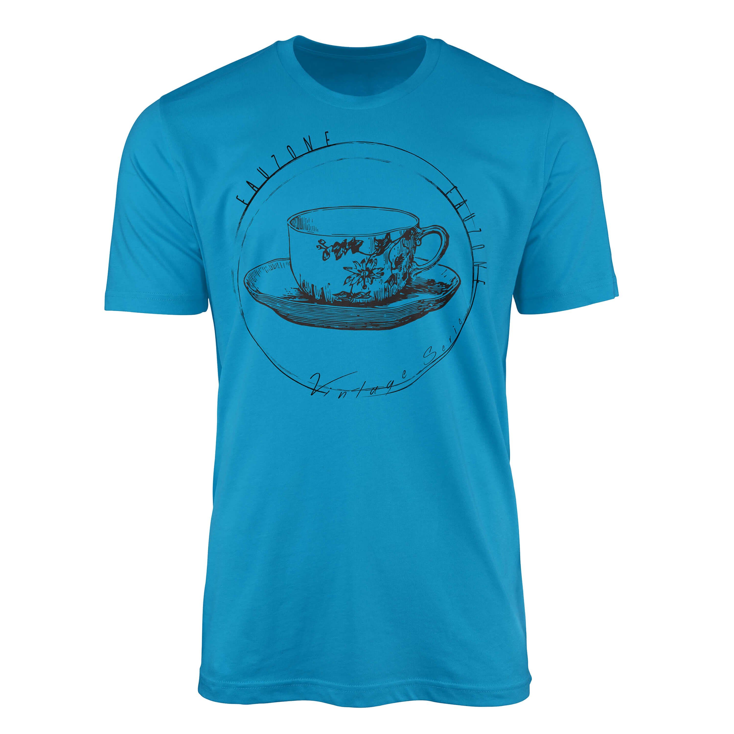 Sinus Art T-Shirt Vintage Herren T-Shirt Tasse Atoll