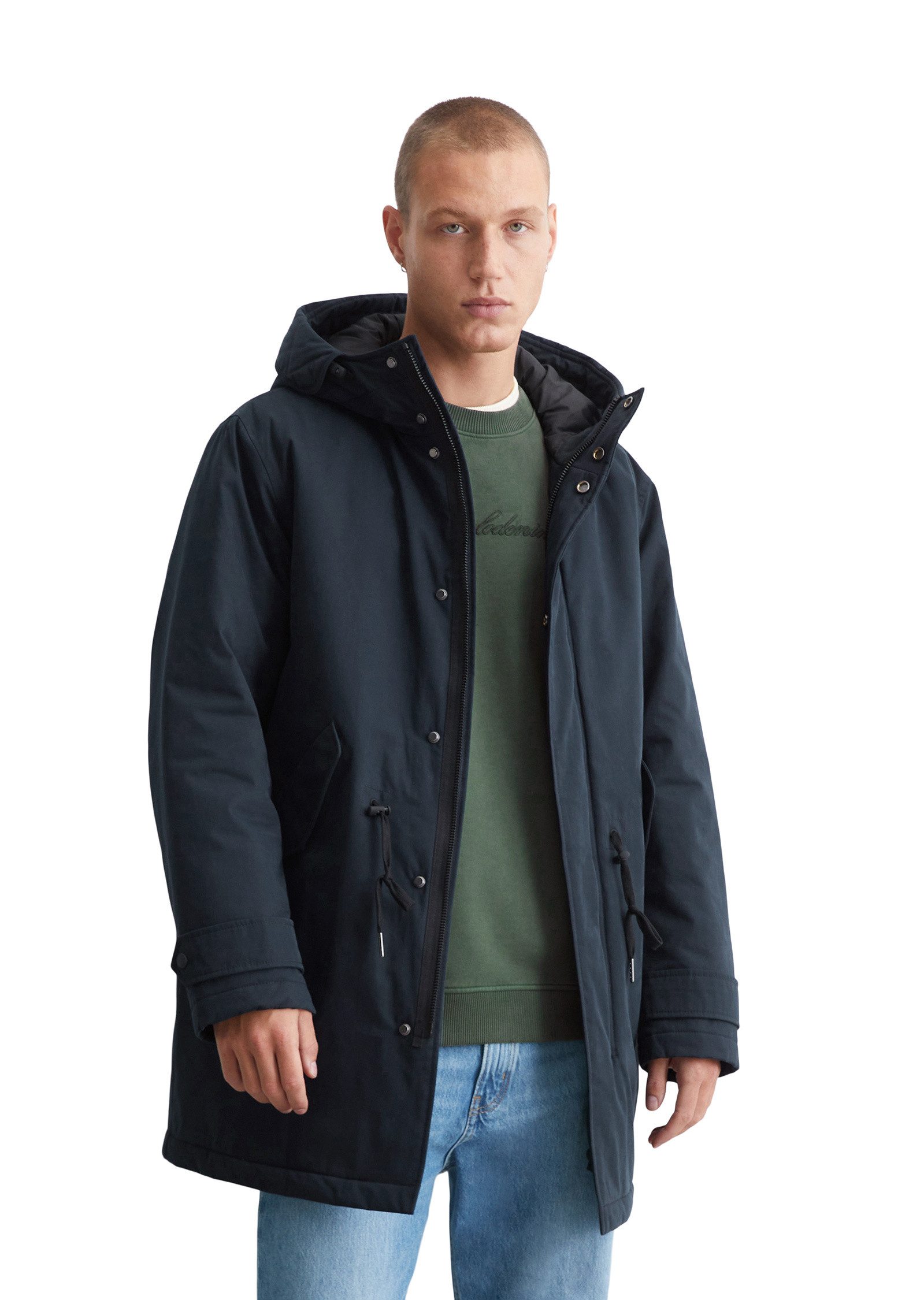 Marc O'Polo DENIM Langmantel mit Wattierung von Unifi REPREVE®