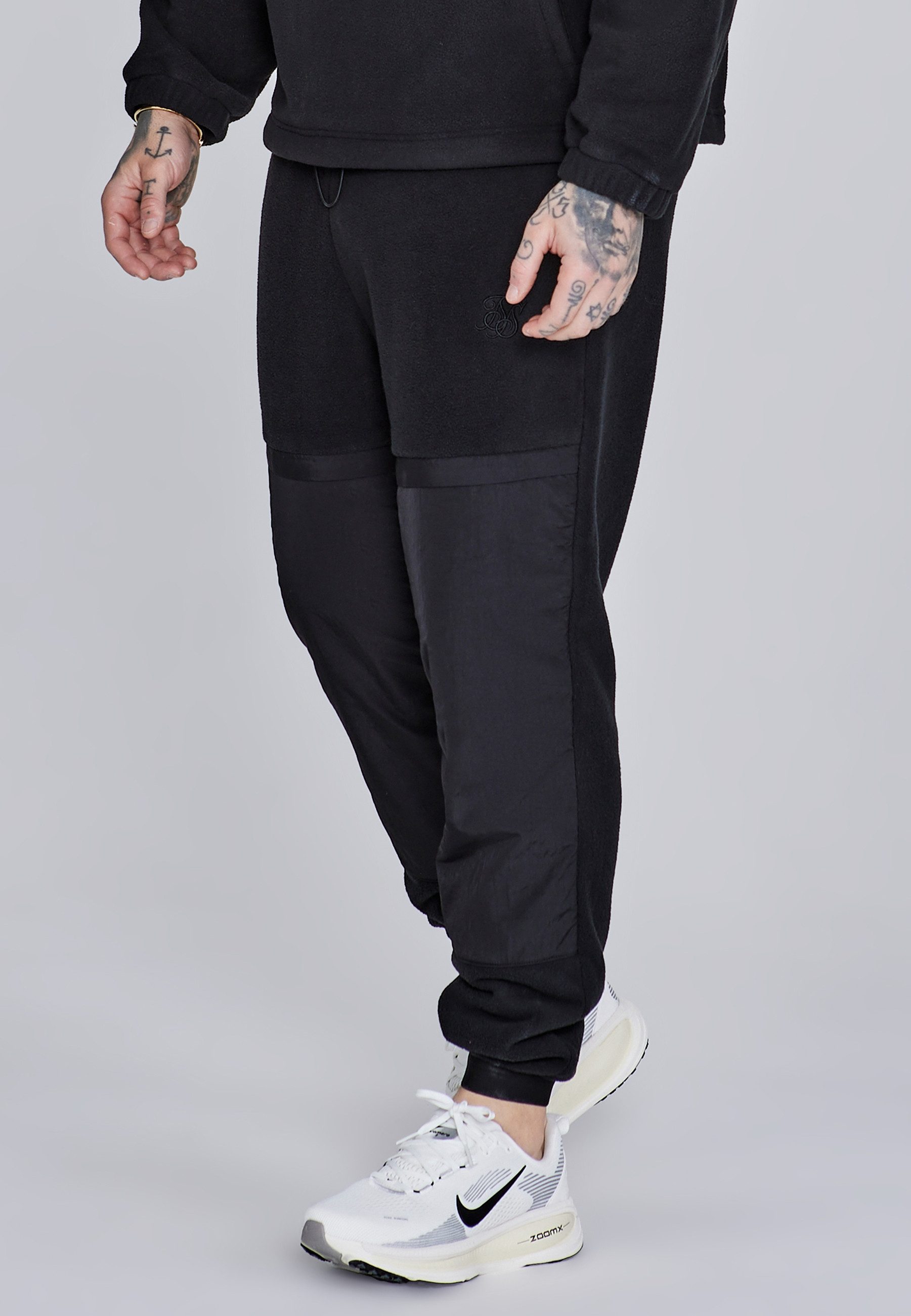 Siksilk Jogger Pants SikSilk Herren Polar Fleece Jogginghosen
