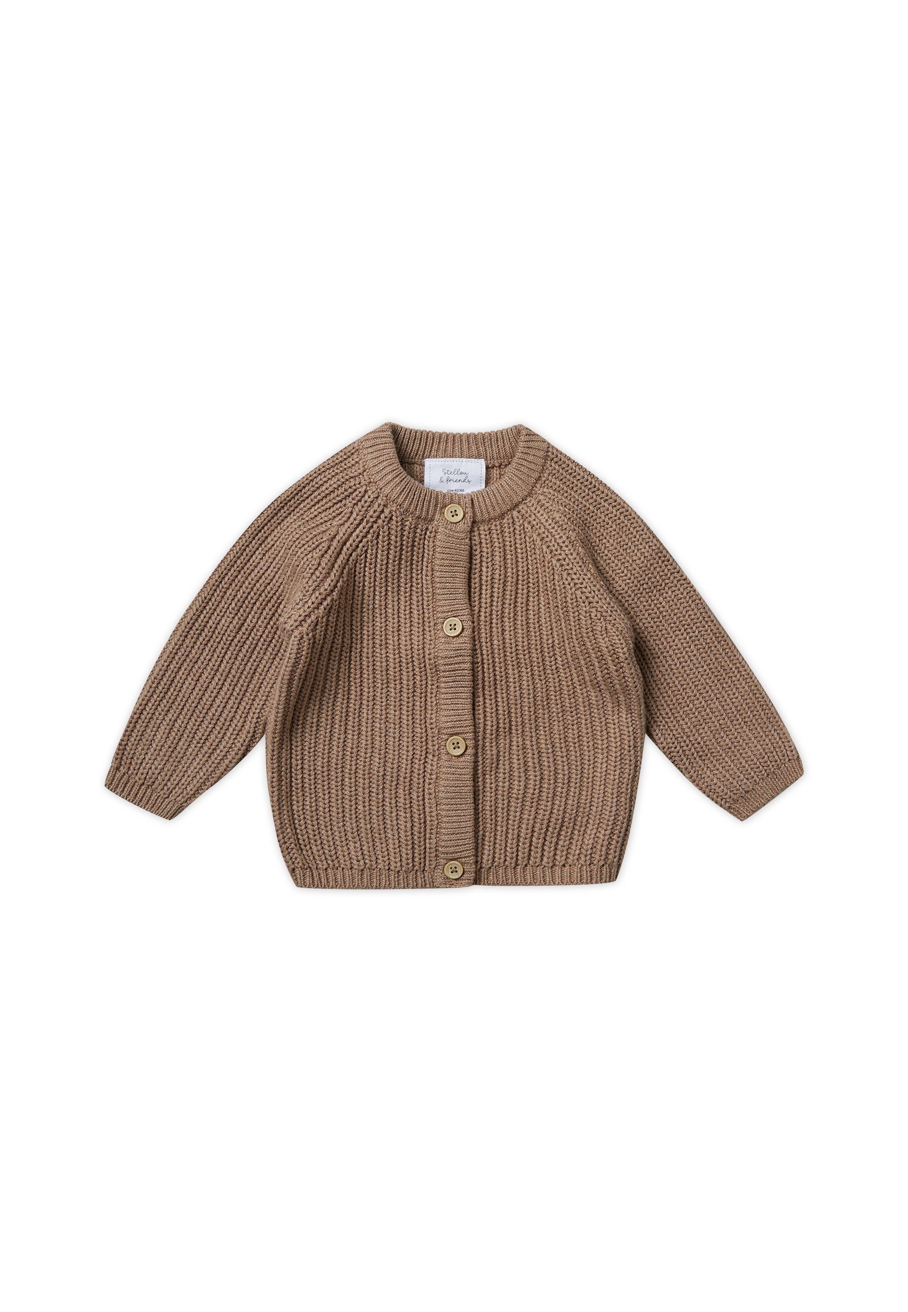 Stellou & friends Strickjacke Gerippter Cardigan Gerippter Cardigan
