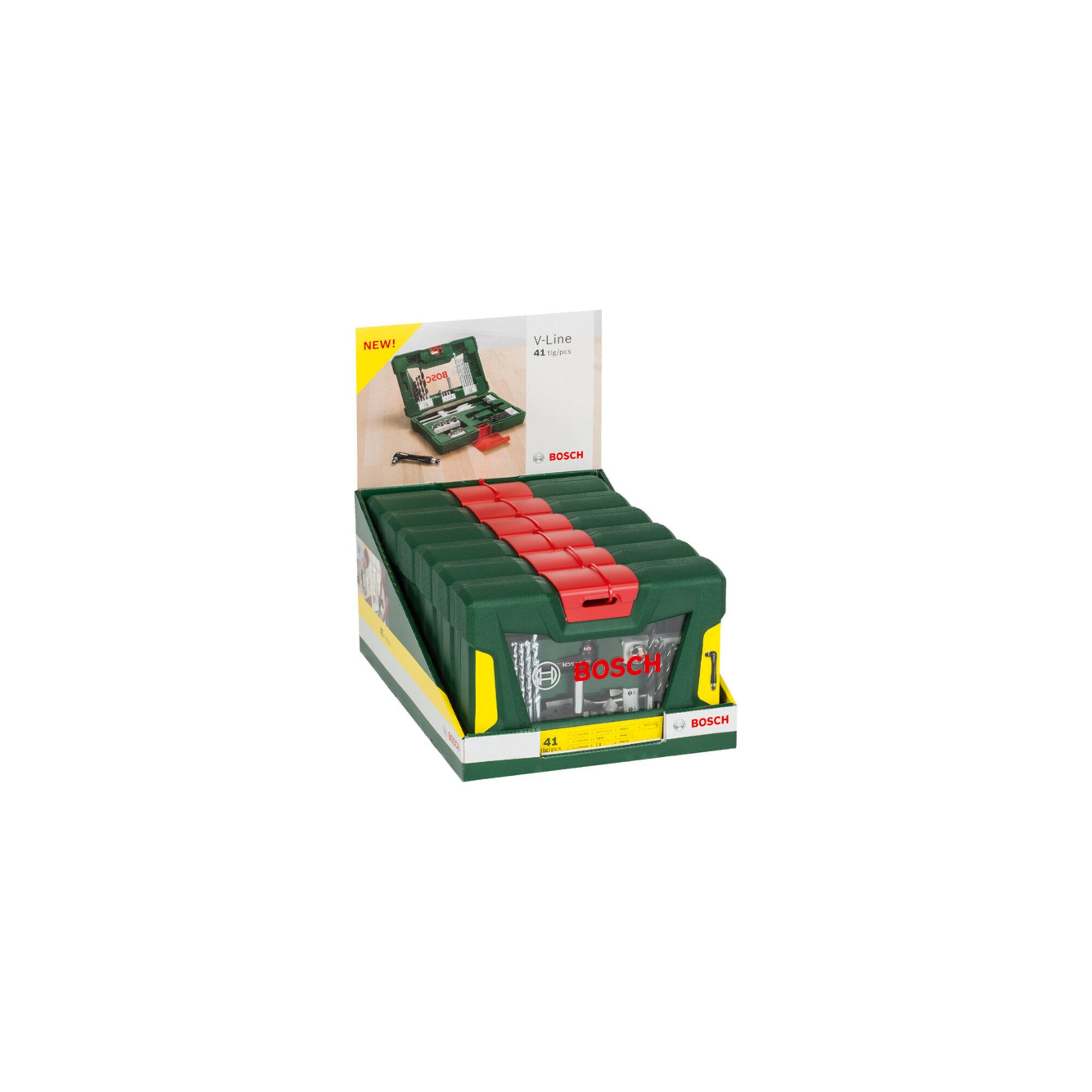 Bosch Professional Holzbohrer Bosch V-Line Box, 41-teilig