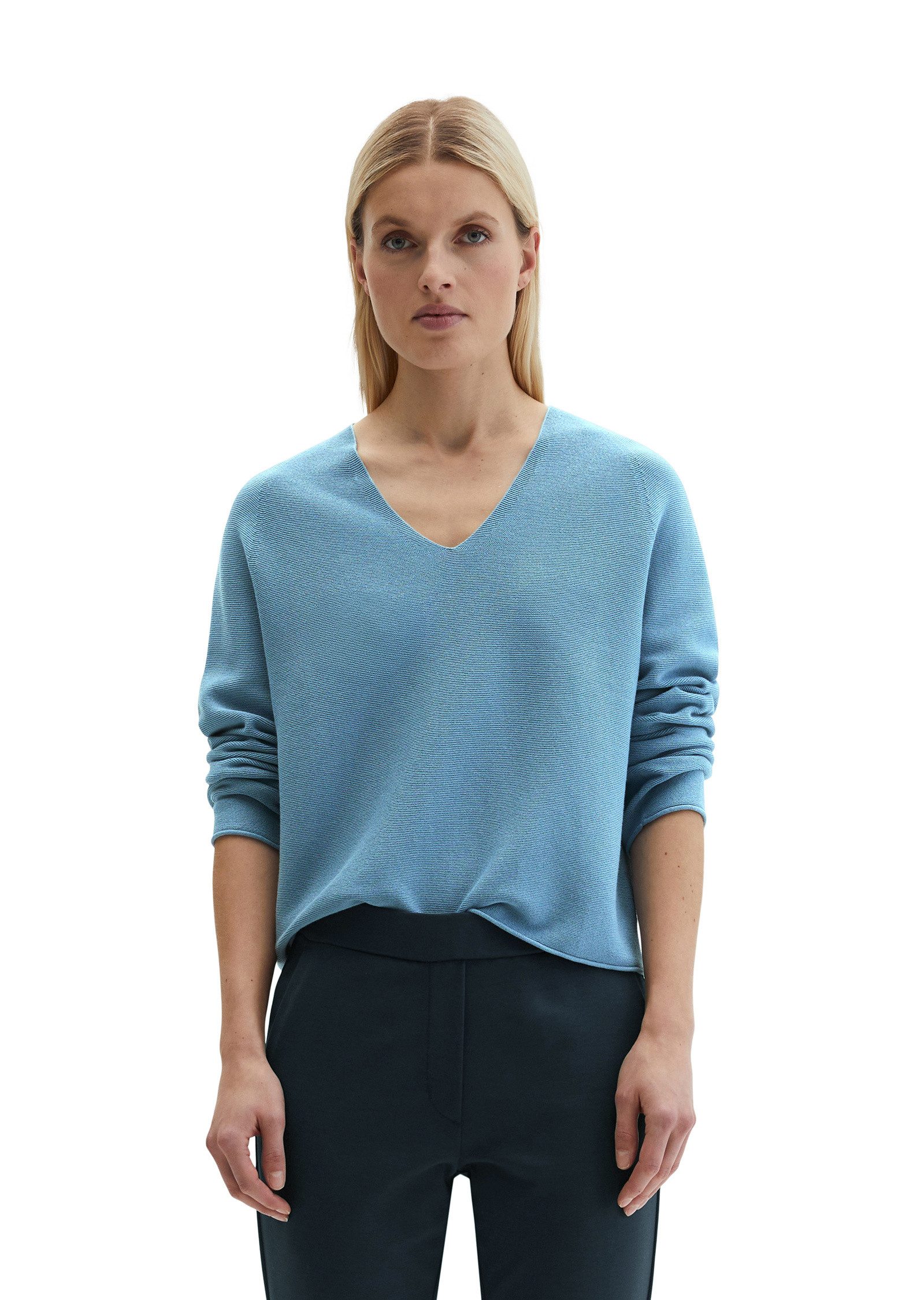 Marc O'Polo Strickpullover aus reiner Bio-Baumwolle