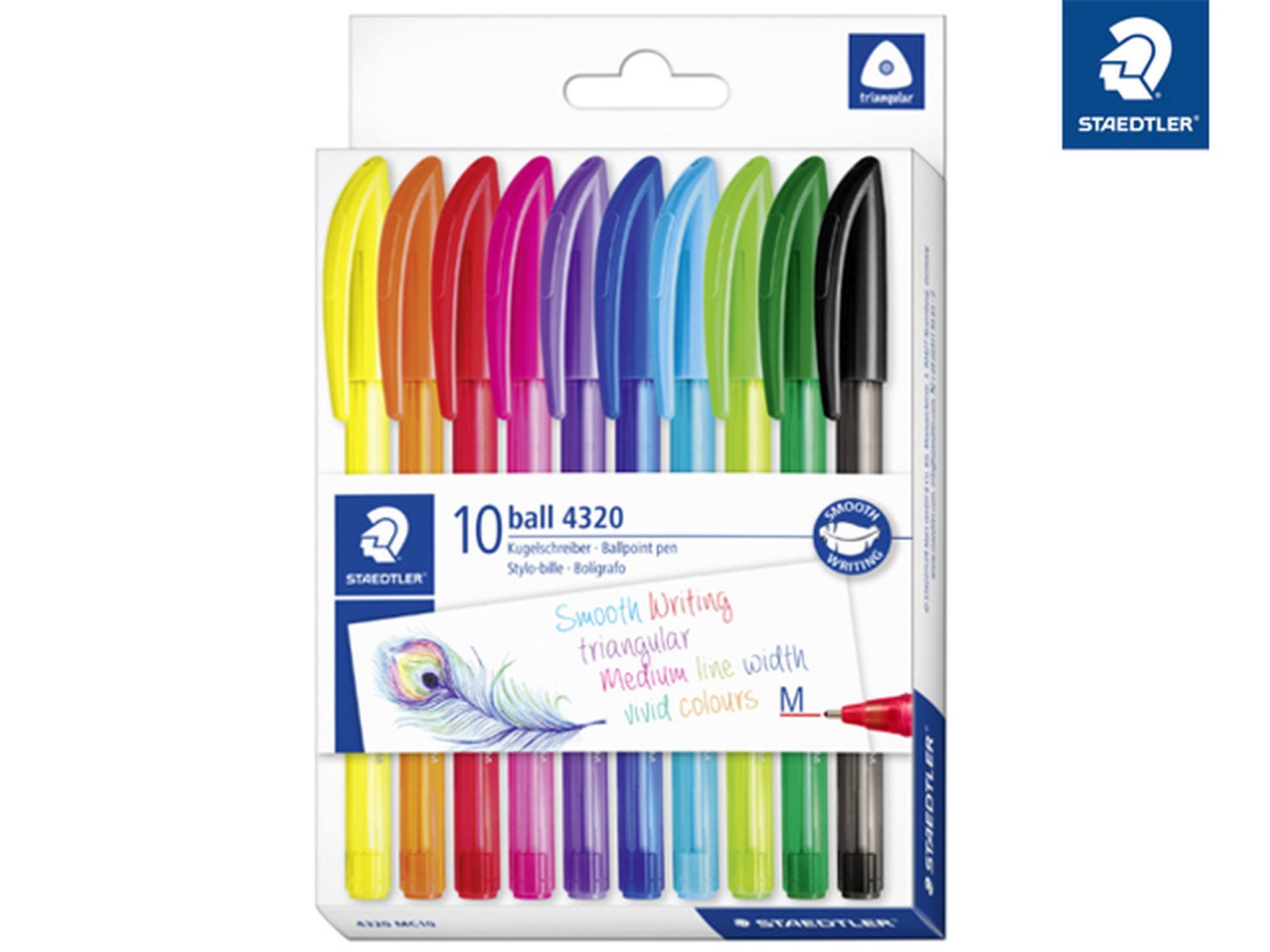 STAEDTLER Kugelschreiber Staedtler Kugelschreiber ball 4320 M 10ST