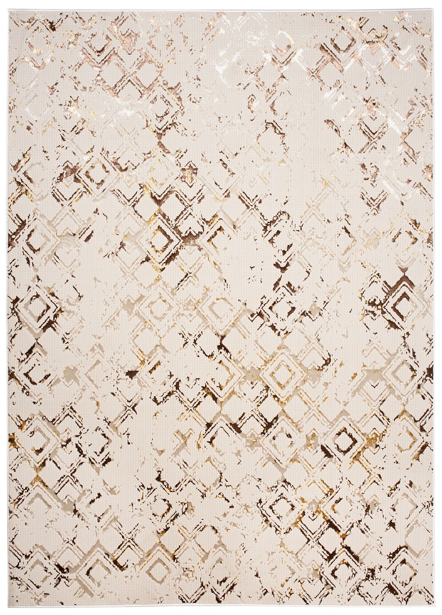 Tapiso Designteppich GOLDEN, rechteckig, Höhe: 16 günstig online kaufen