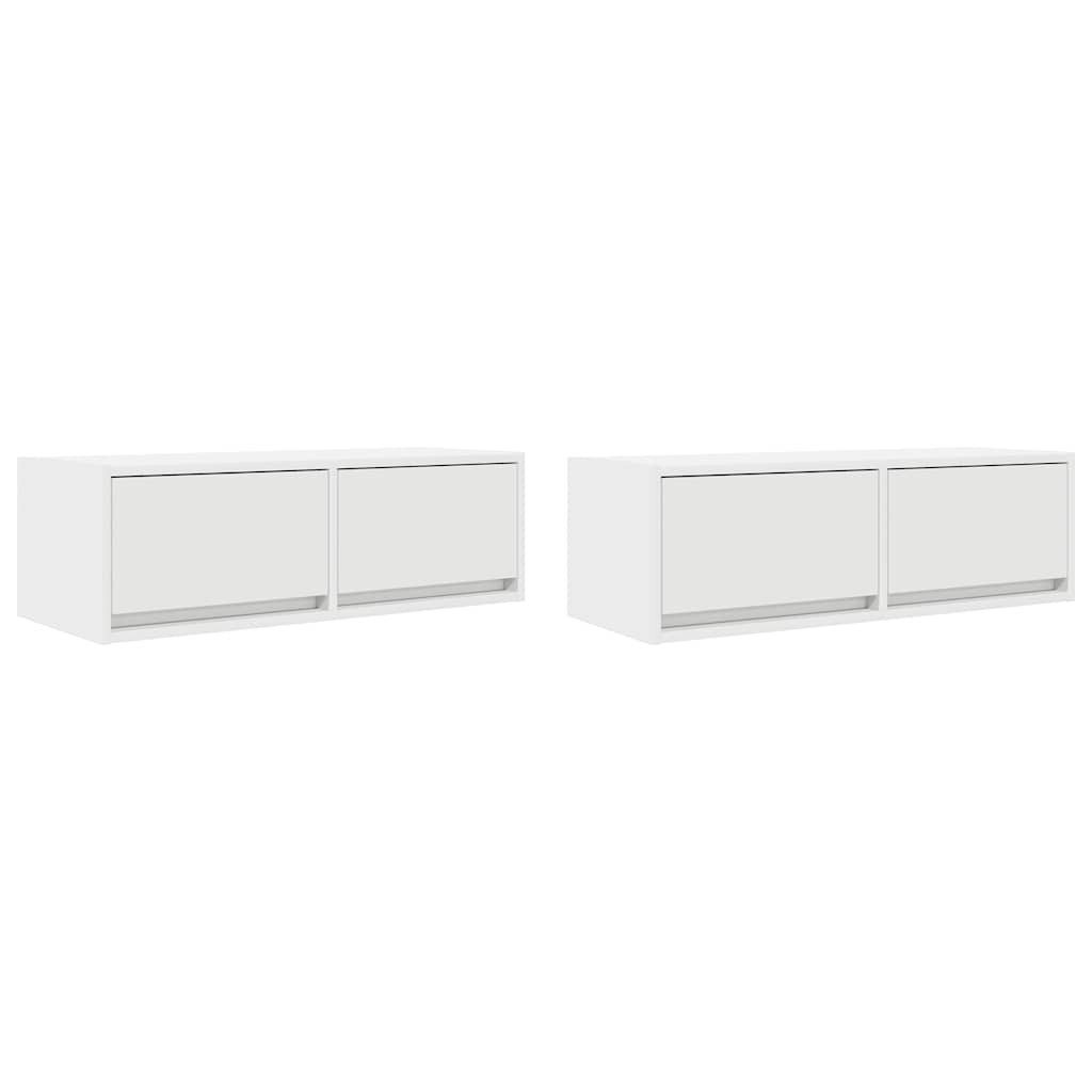 vidaXL TV-Schrank TV-Schränke 2 Stk. Weiß günstig online kaufen