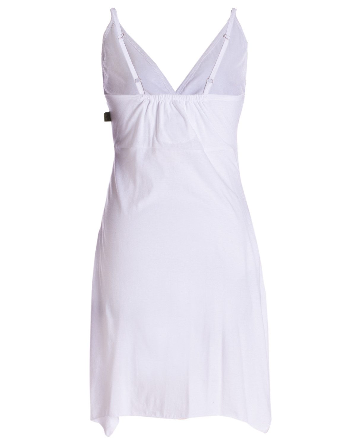 Vishes Sommerkleid Damen Bio-Baumwolle Spaghettiträger-Kleid Hippie, Ethno, Goa Style
