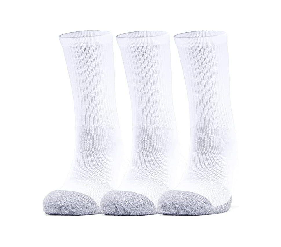 Under Armour® Basicsocken 1346751 Weiß 3er 3-Paar, 3 (Pack, Heatgear - Pack Herren Socken er)