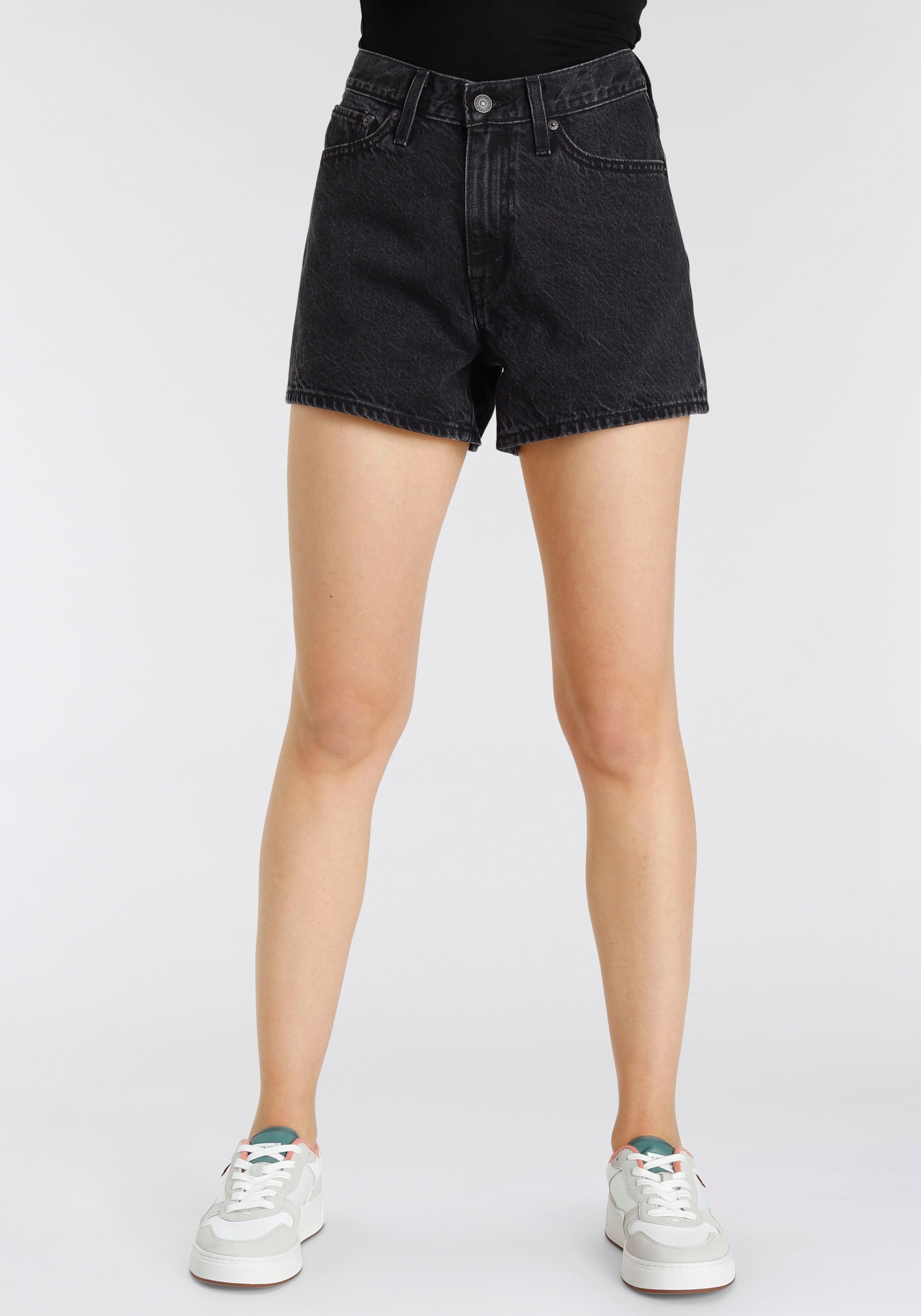 Levi's® Jeansshorts 80S MOM SHORT BLACK STONEWASH