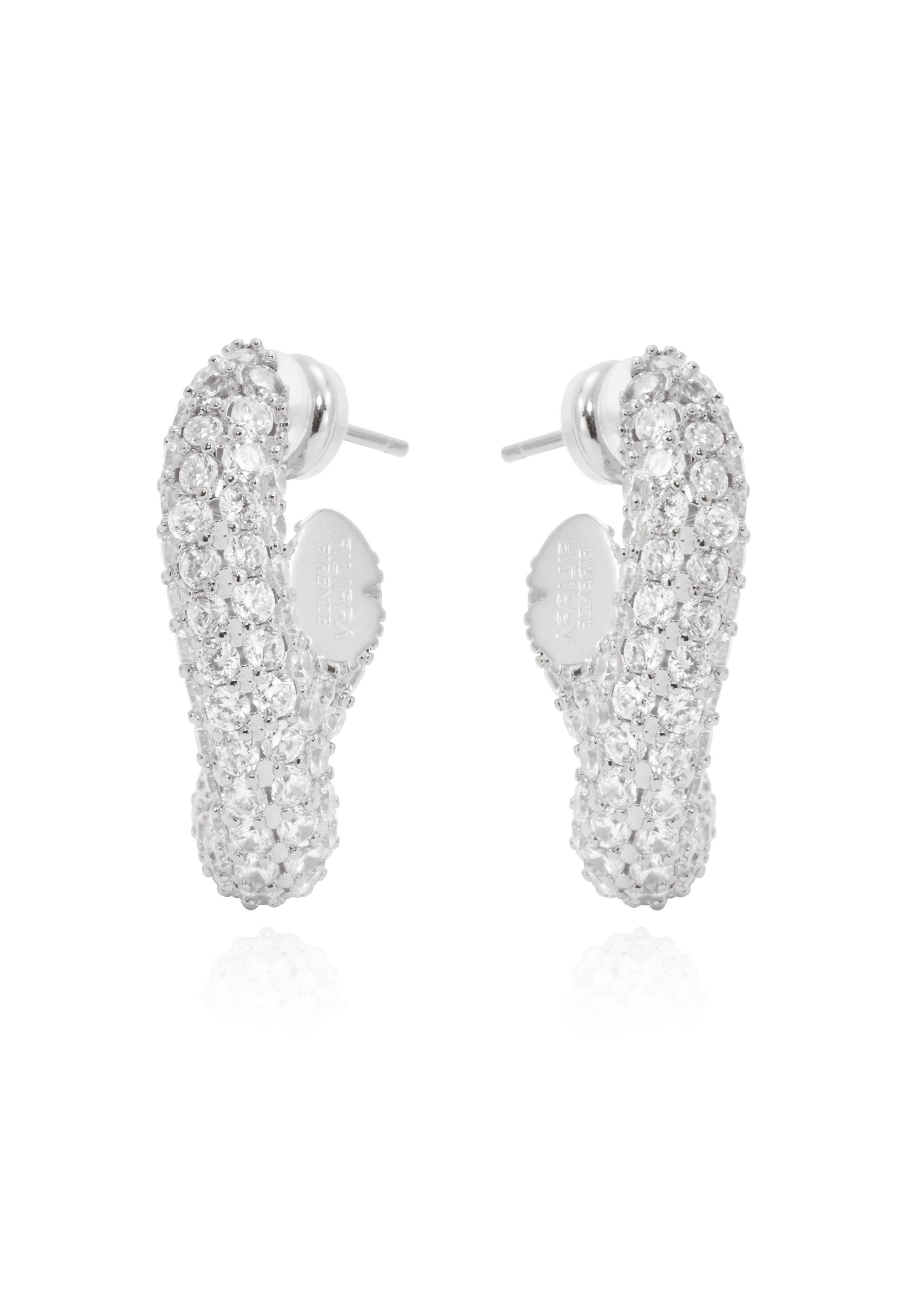 FILIPPA FIRENZE Paar Ohrstecker Sparkling GIGI, mit Versilberung