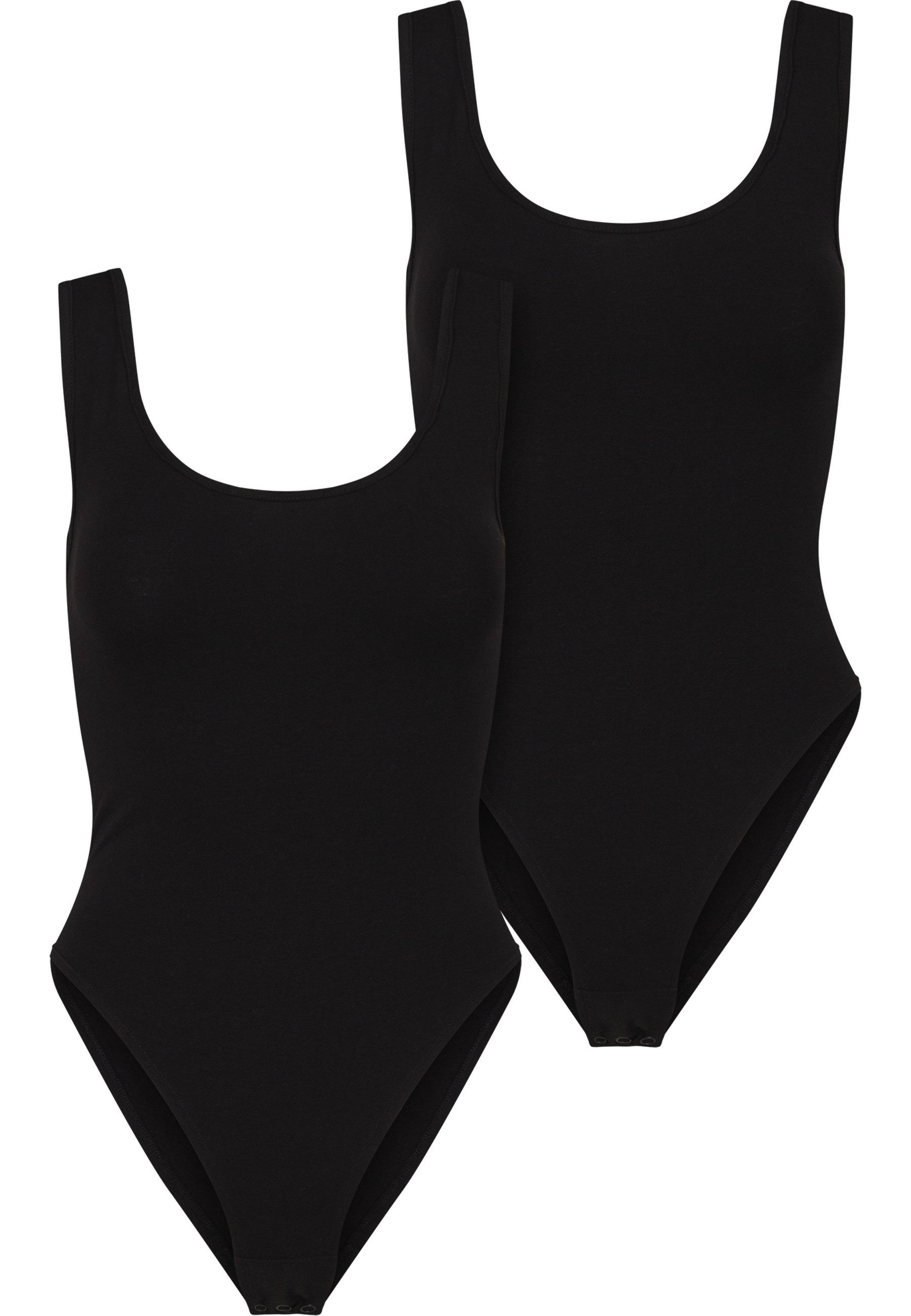 URBAN CLASSICS Kurzarmshirt Urban Classics Ladies Organic 2-Pack (1-tlg)