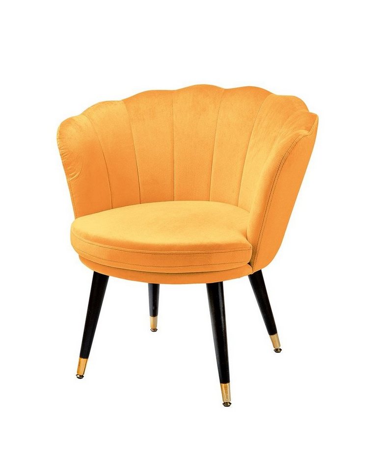 GILDE Sessel GILDE Loungesessel Soft - gelb - H. 74cm x B. 70cm, Maße:  H.74cm x B.70cm x