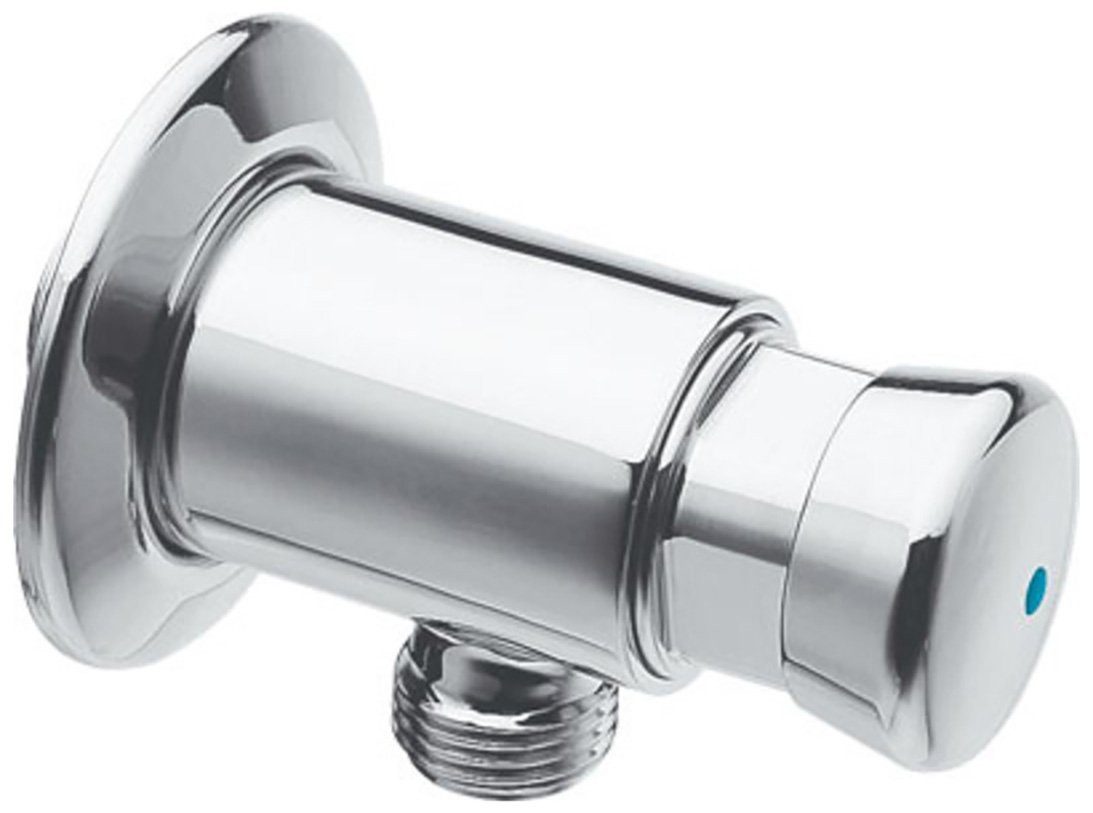 Silfra Umsteller QUIK selbstschließendes Urinalventil, Wandmontage, Chrom, Silfra-QK10051