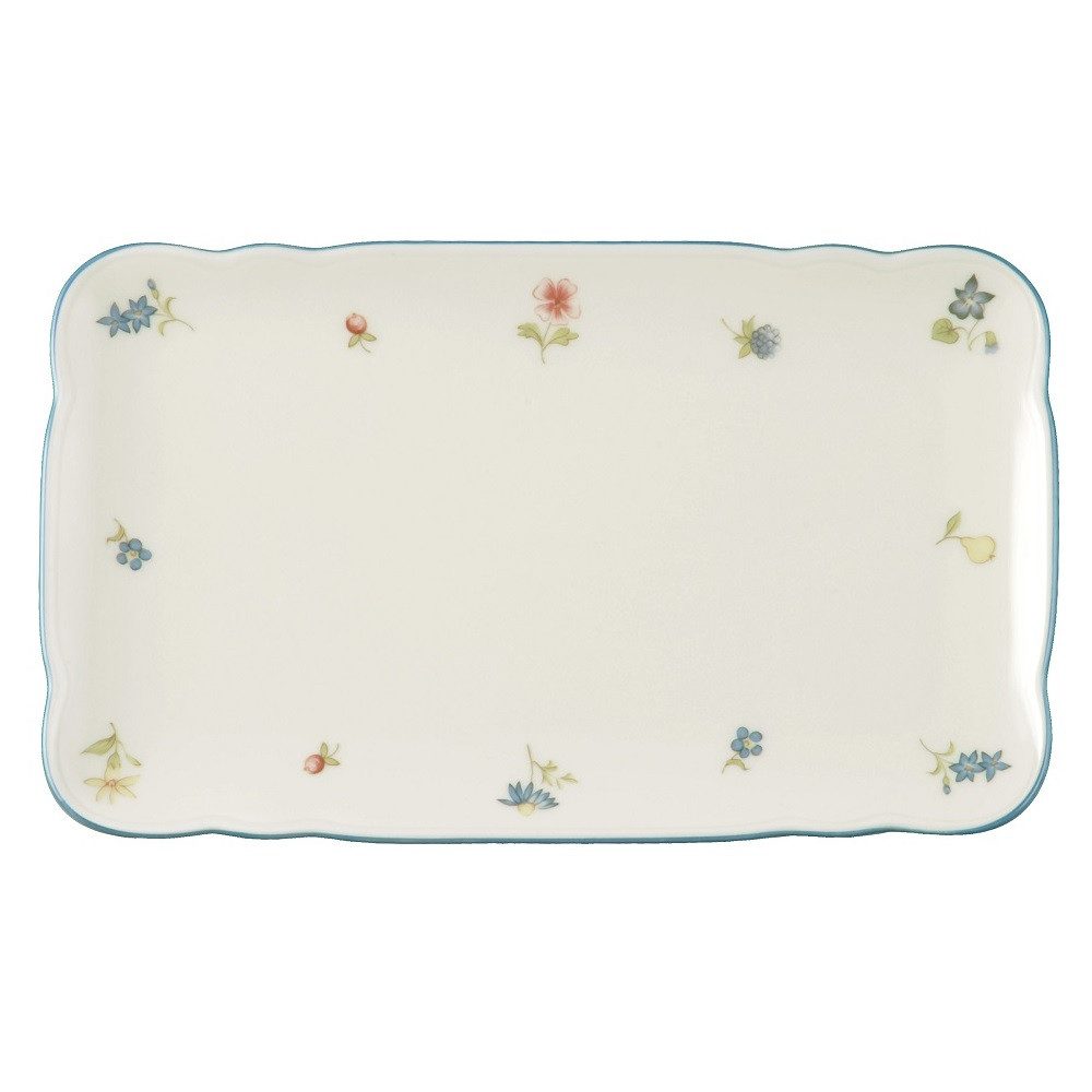 Seltmann Weiden Butterdose Seltmann Weiden Marie-Luise Streublume Butterplatte, Porzellan, (Packung)