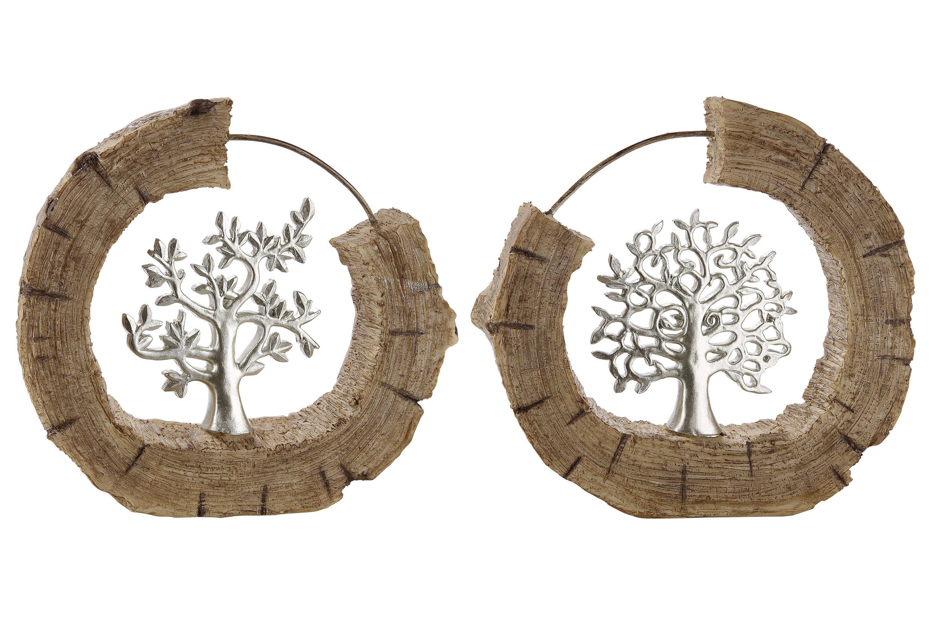 GMD Living Dekoobjekt TREE, Poly Skulpturen aus Kunstharz, hochwertige Bäume aus Aluminium