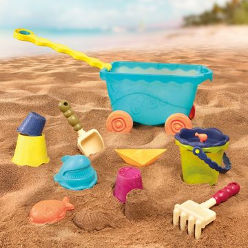 B. TOYS Sandform B. Strandspielzeug mit Wagen