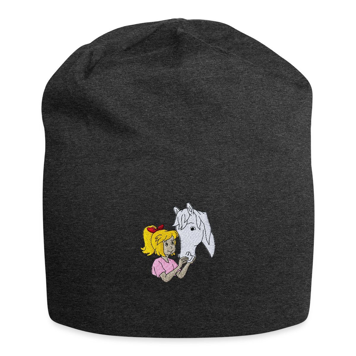 Spreadshirt Beanie Bibi & Tina Bibi und Sabrina Stick Jersey-Beanie (1-St)