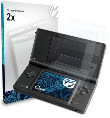 Bruni Schutzfolie Glasklare Displayschutzfolie für Nintendo DSi, (2er Set), praktisch unsichtbar