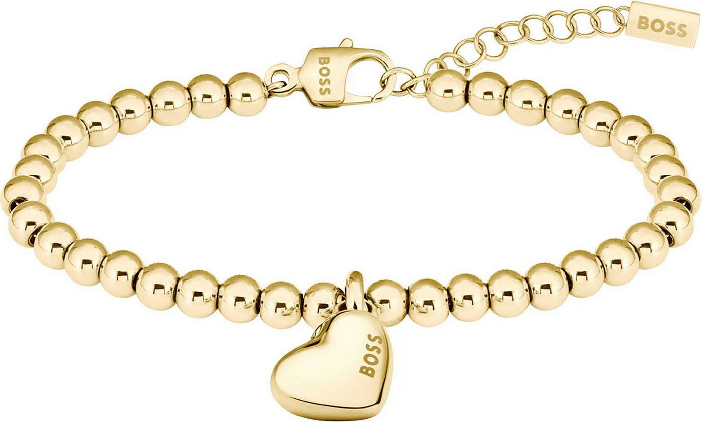 BOSS Armkette HONEY HEART BEADS, Herz, 1... BOSS Armkette HONEY HEART BEADS, Herz, 1...