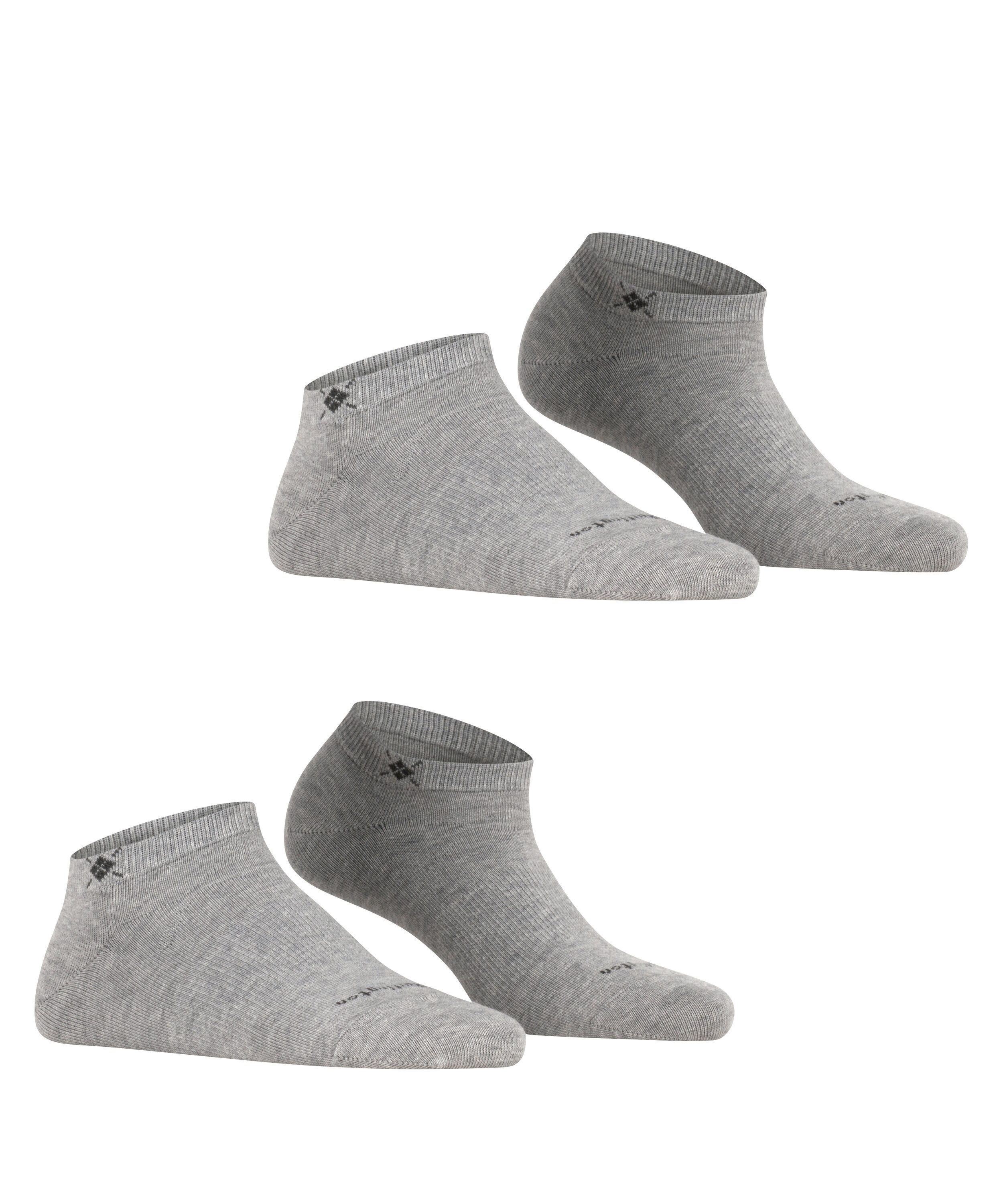 Burlington Sneakersocken Burlington Everyday 2-Pack Damen (2-Paar) aus weicher gekämmter Baumwolle