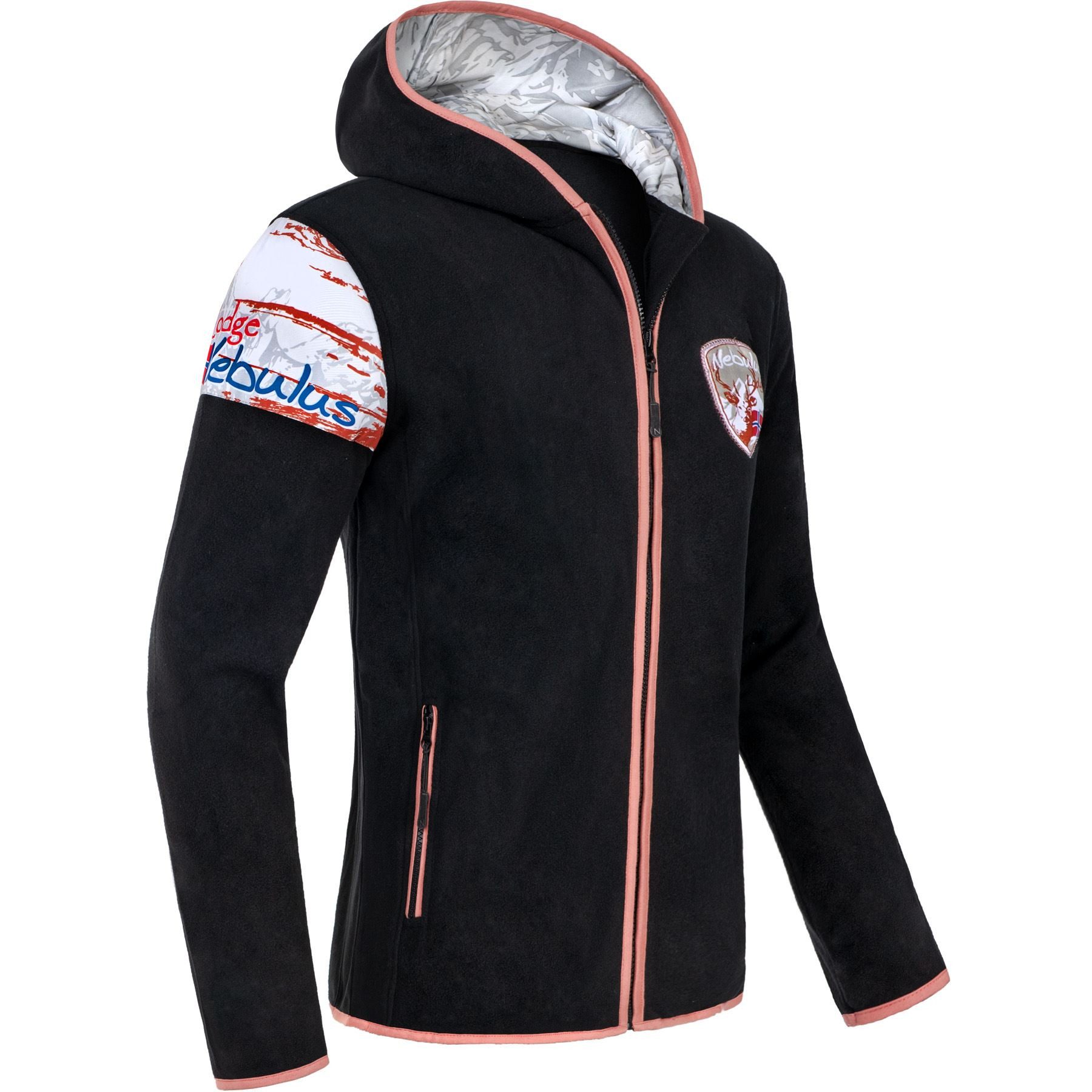 Nebulus Fleecejacke CANYON, P044 - Herren, schwarz, S