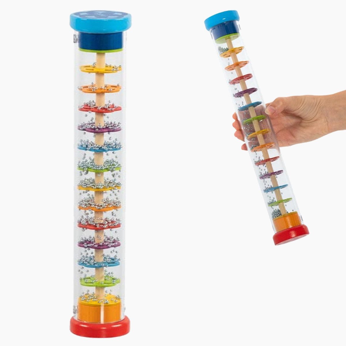 goki Spielzeug-Musikinstrument Regenstab Goki, (packung, 1 tlg., set), Beruhigende Klänge für Entspannung