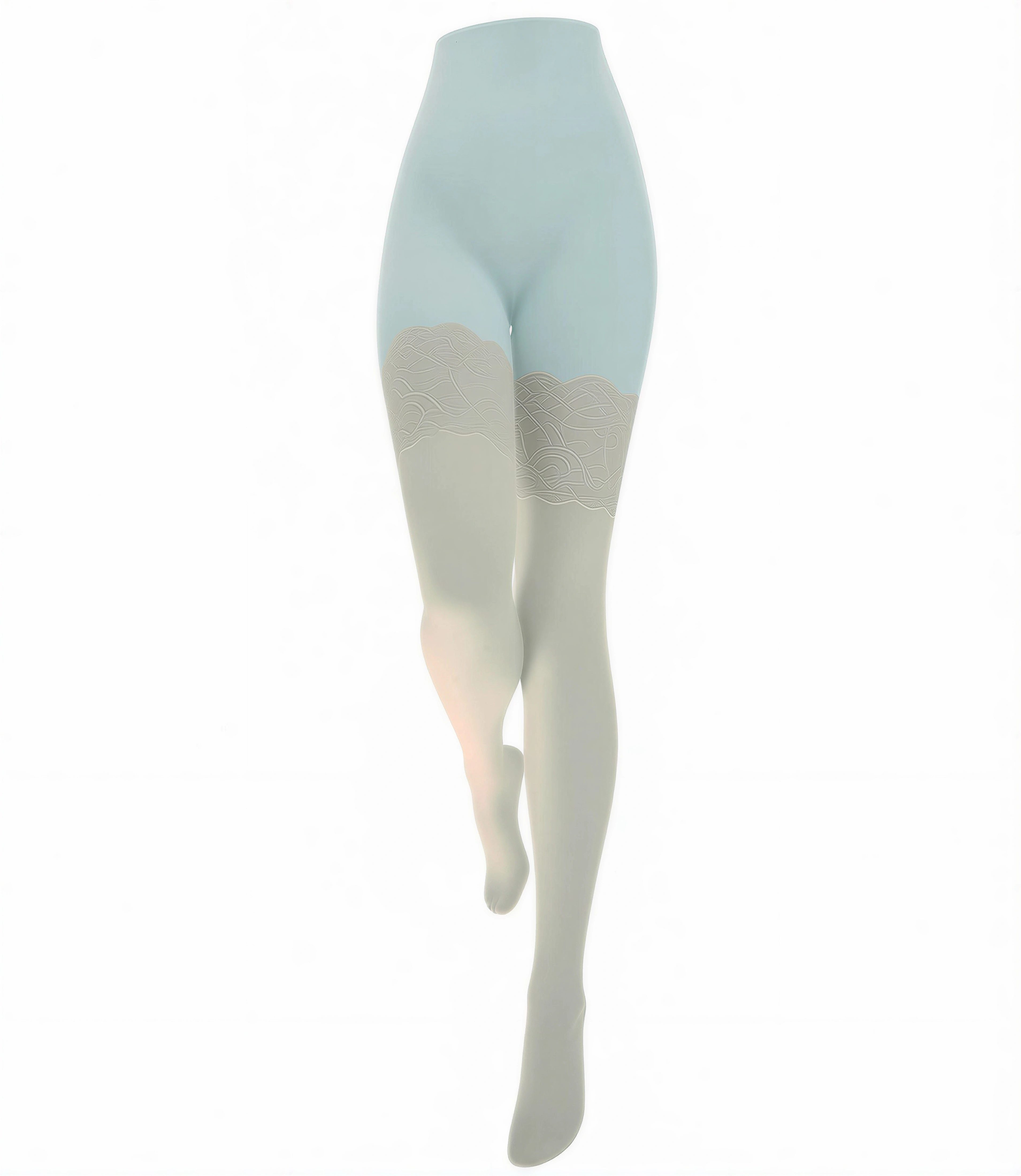 KUNERT Halterlose Strümpfe Damen SATIN LOOK 15 DEN (Packung, 1-Paar, 1 Paar) mit dezentem Glanz